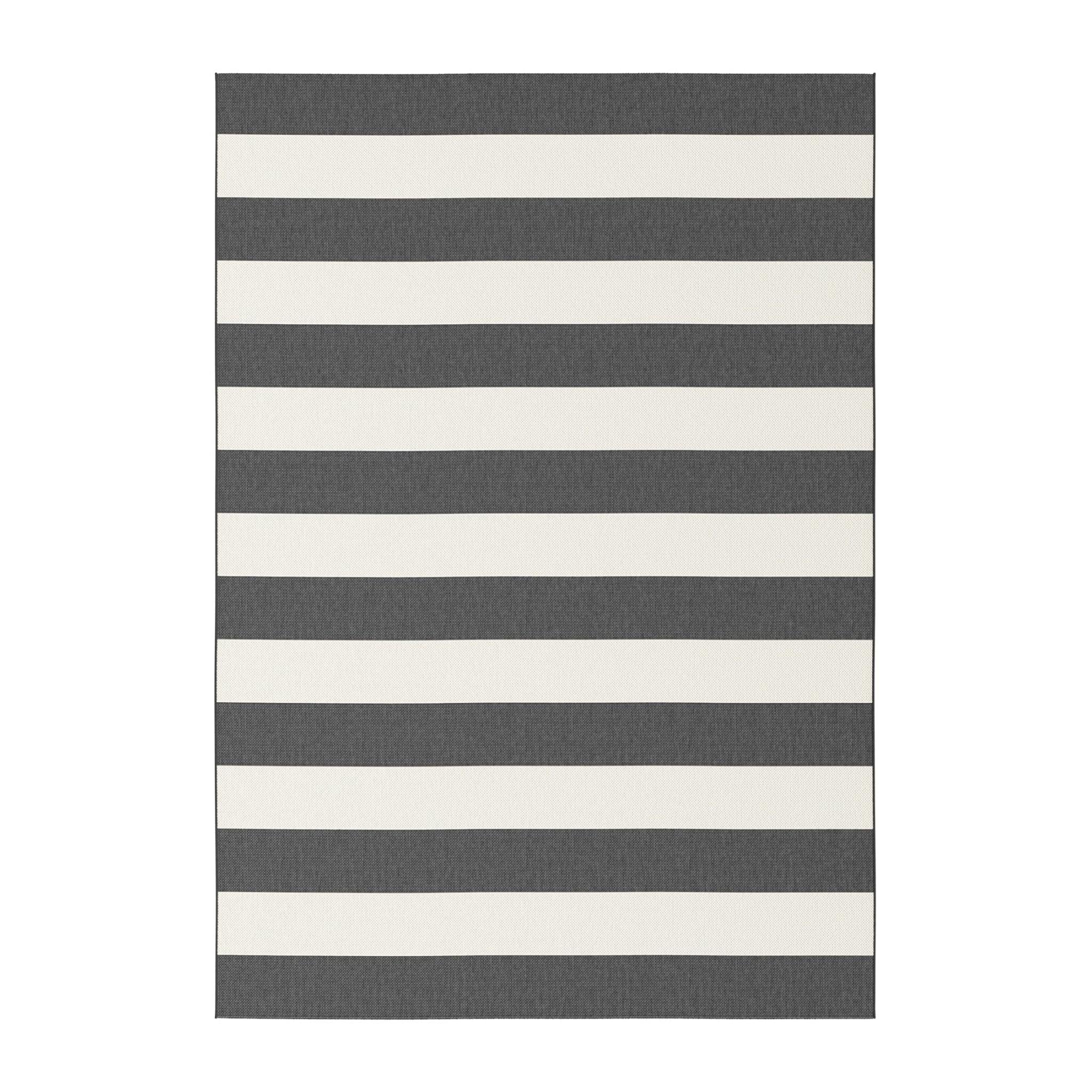 AFK Living vloerkleed Mykonos - voor binnen en buiten - zwart - 200 x 290 cm