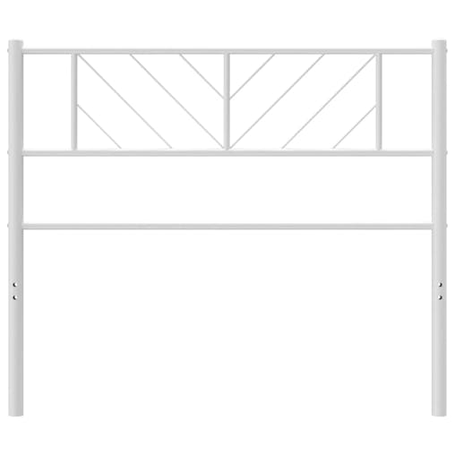 NNEVL Metal Headboard White 112x90 cm