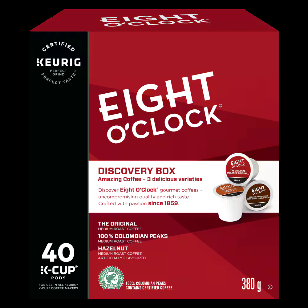 Keurig Eight O'clock K-Cup® Coffee Pods, Discovery Box, 380-g, 40-pk