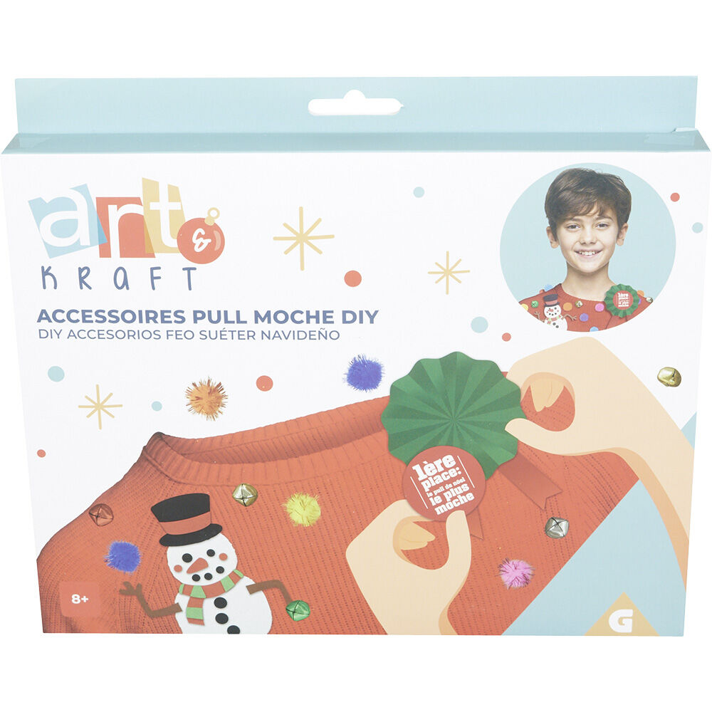 Accessoires pour pull de No&euml;l DIY 1ère place
