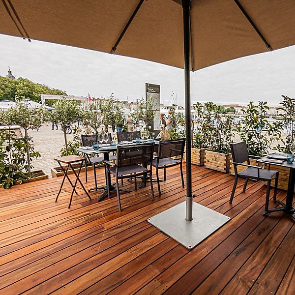Kit terrasse complet - MUIRACATIARA / TIGER WOOD - Ep.21 mm x l.145 mm - L.0,95 m/ 40 m²