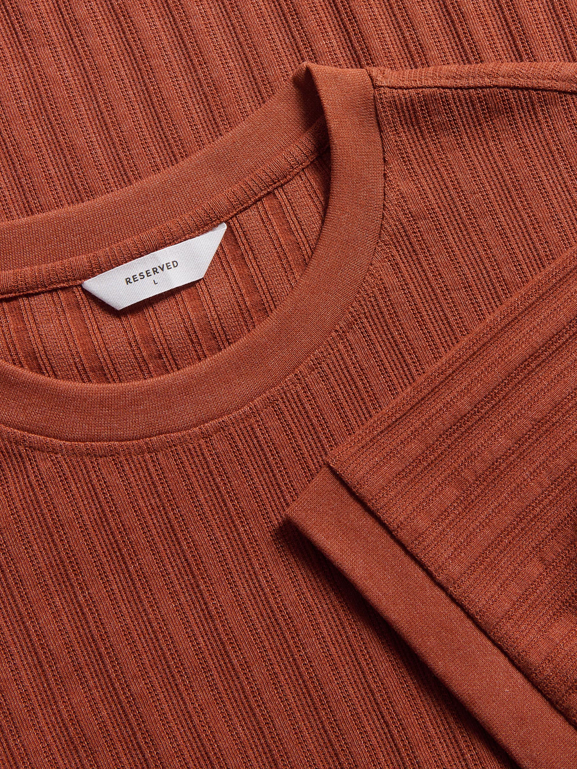 Strukturalny t-shirt regular fit