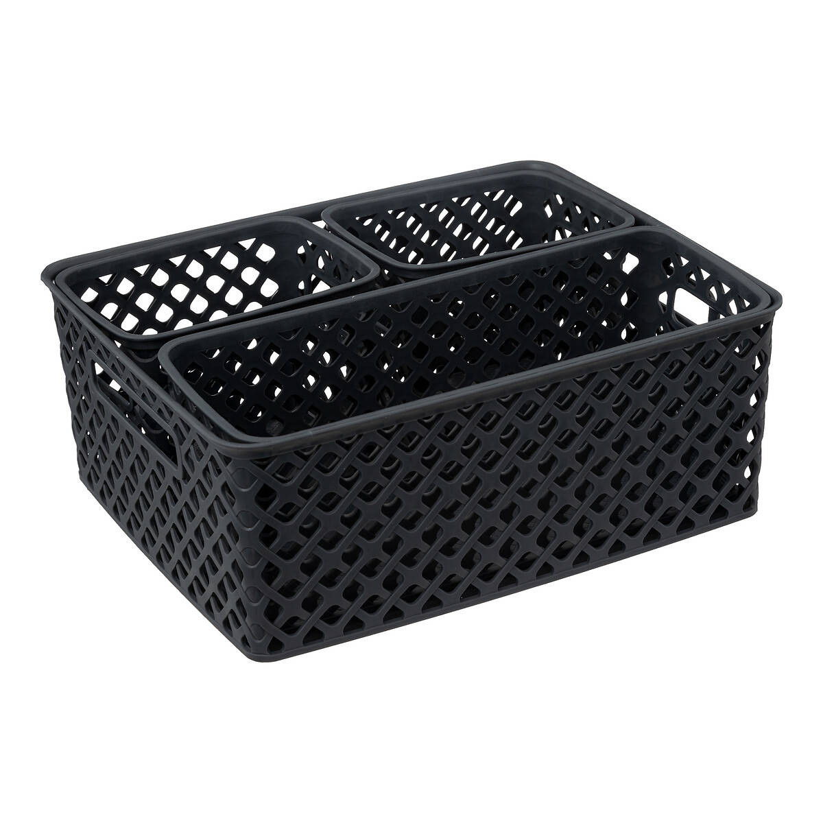 Zestaw plastikowych koszyczków do przechowywania 4 szt.