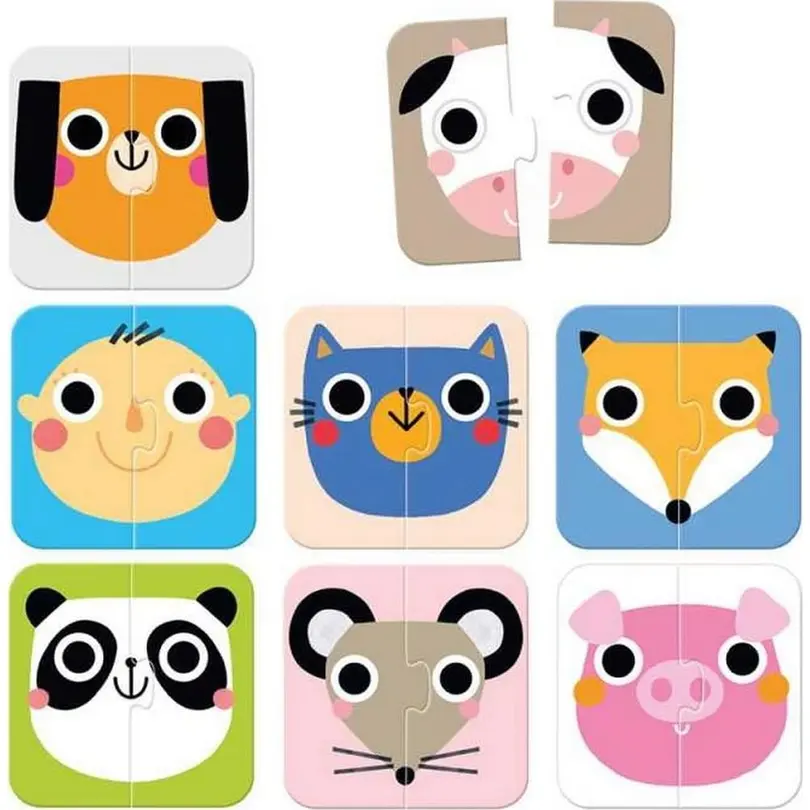 Puzzle 8er-Set Banana Panda