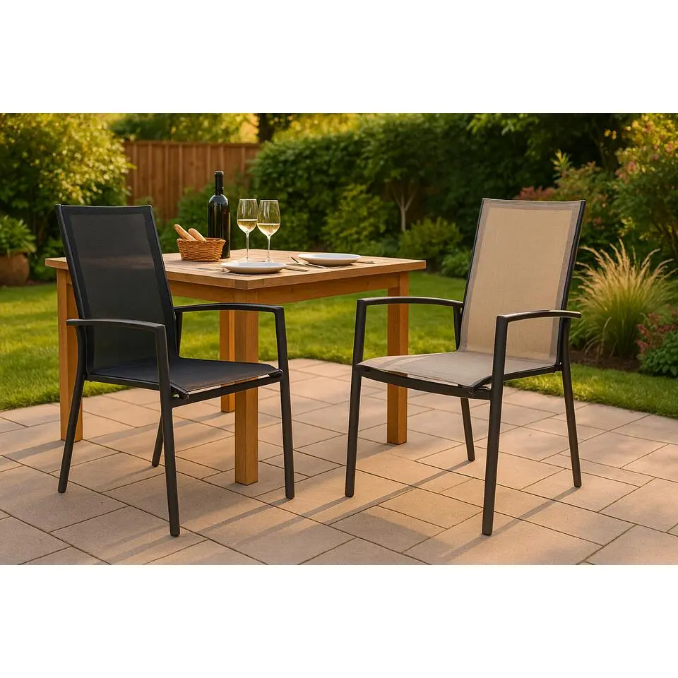 Sens-Line - Enzo Tuin Stapelstoelen - Grijs