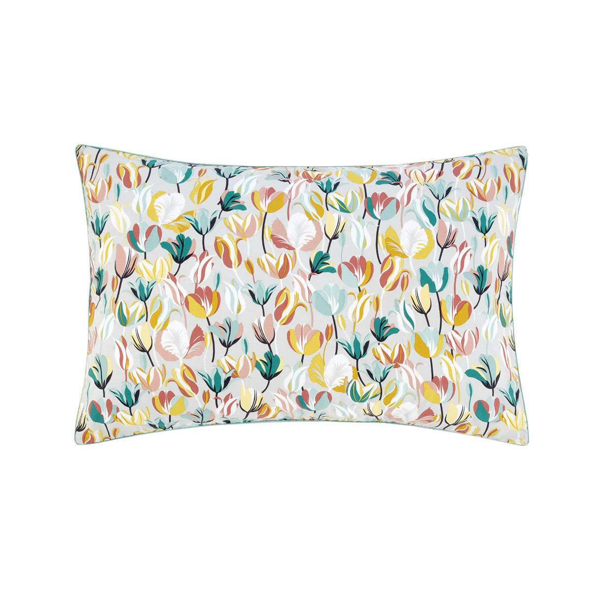 MARJA - Taie d'oreiller en percale de coton multicouleurs 60 x 70 cm