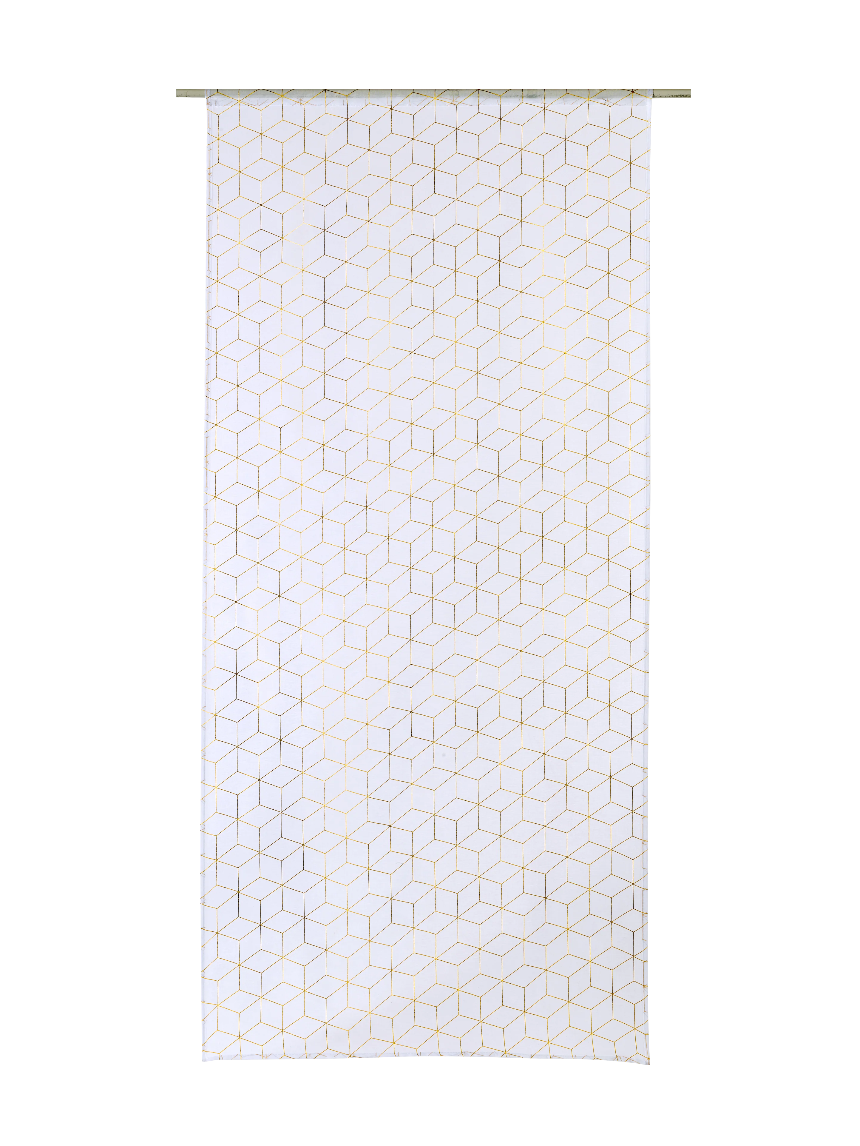 Vitrage ORIA coloris or 90 x 200 cm