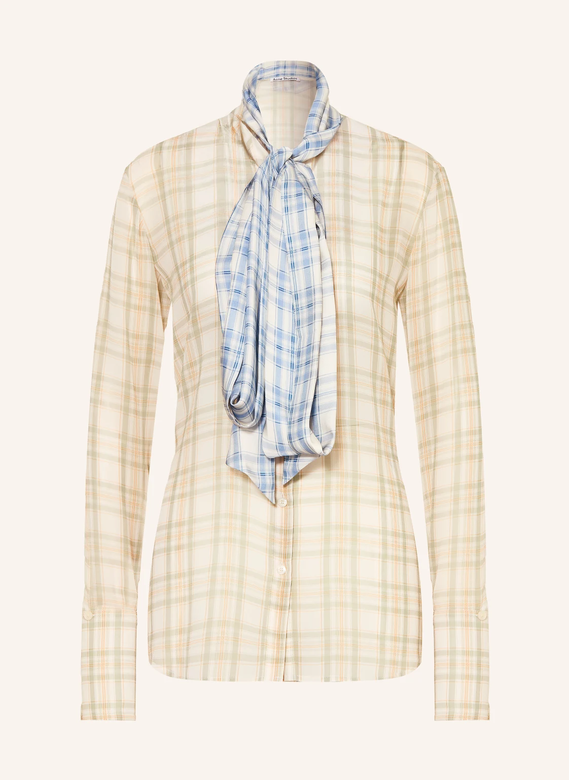 Acne Studios Schluppenbluse aus Seide