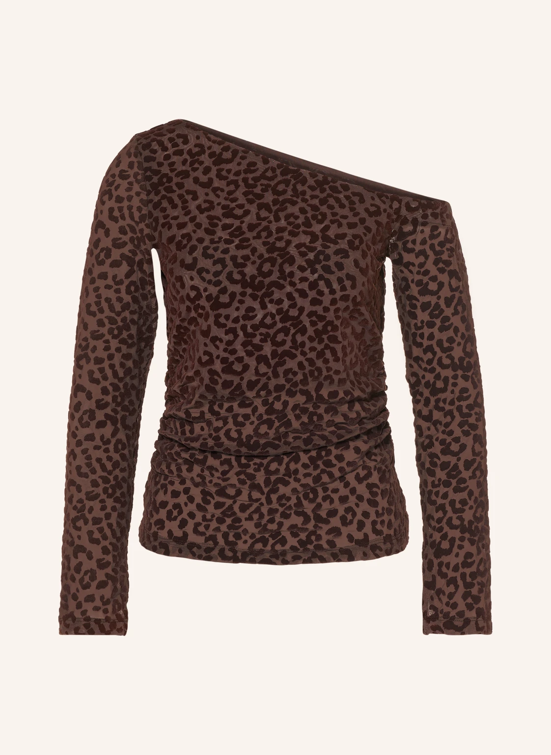 ALLSAINTS One-Shoulder-Bluse MIMI aus Mesh
