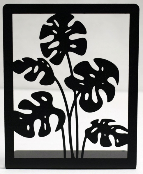 Podpórka do książek MONSTERA Solidna Metal Czarna