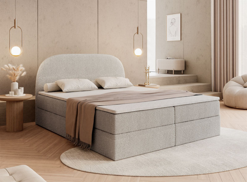 Łoże ALLURE 140x200 Now or never 83 z topperem