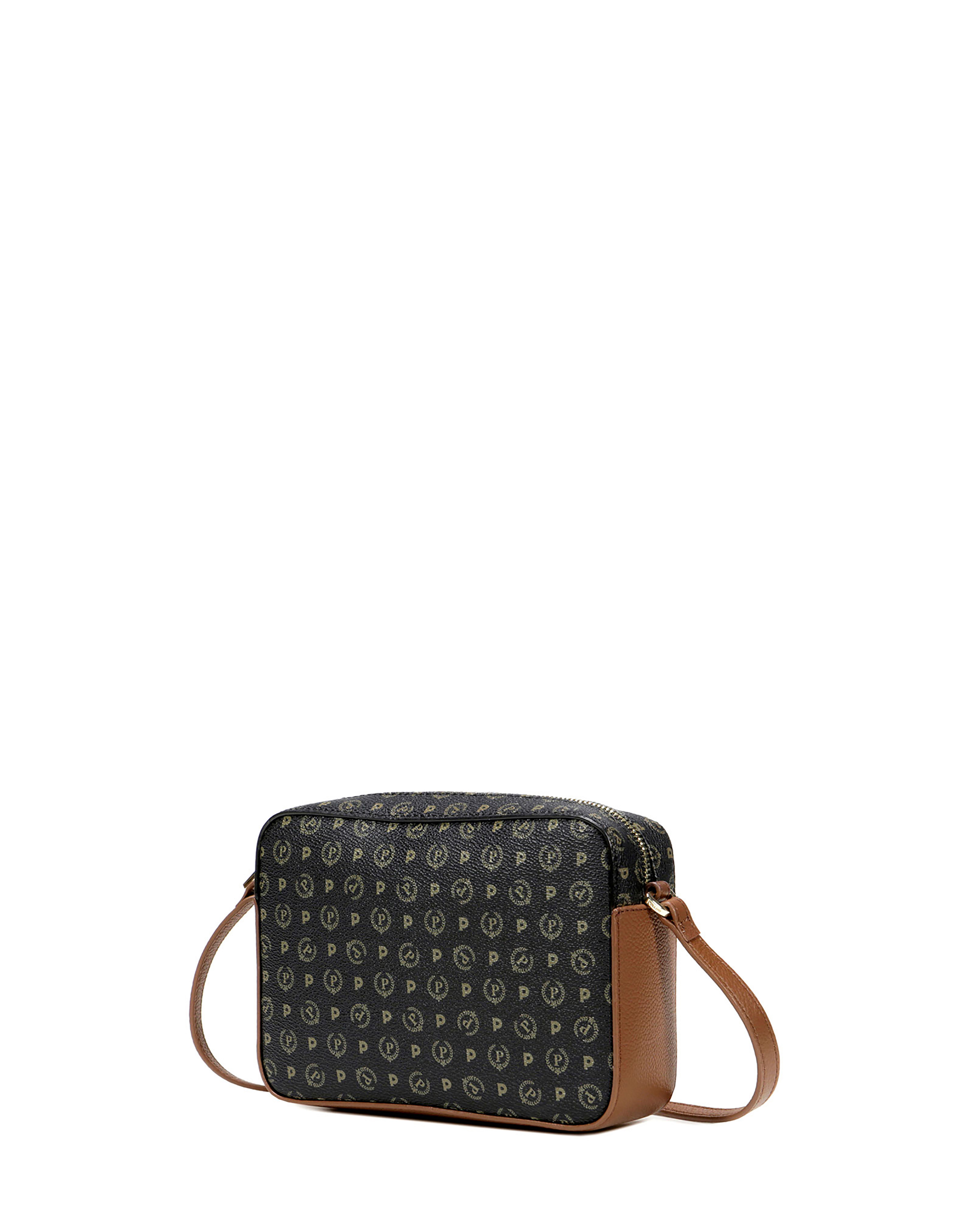 Borsa A Tracolla Heritage Logo Classic Nero/marrone