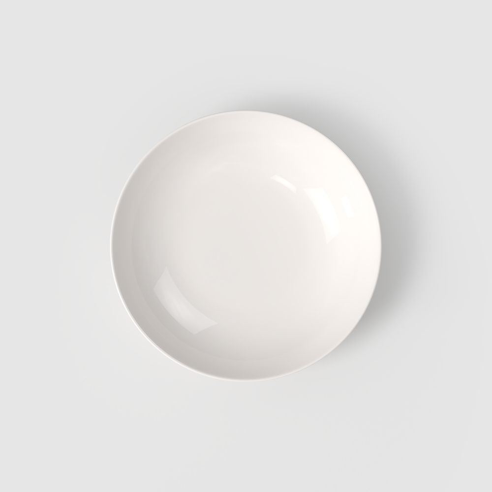 For Me Cereal bowl - White, 20.3 oz, Premium Porcelain