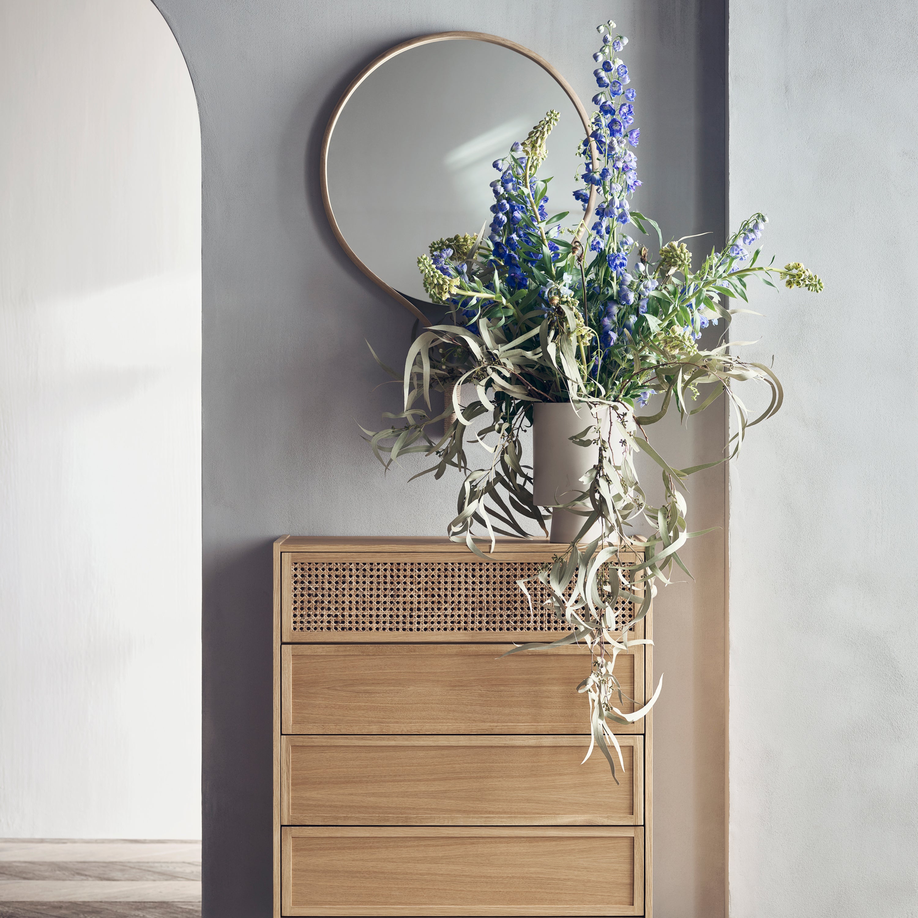 Bolia Cana Ladekast - 3 Lades - Witgepigmenteerd Geolied Eiken