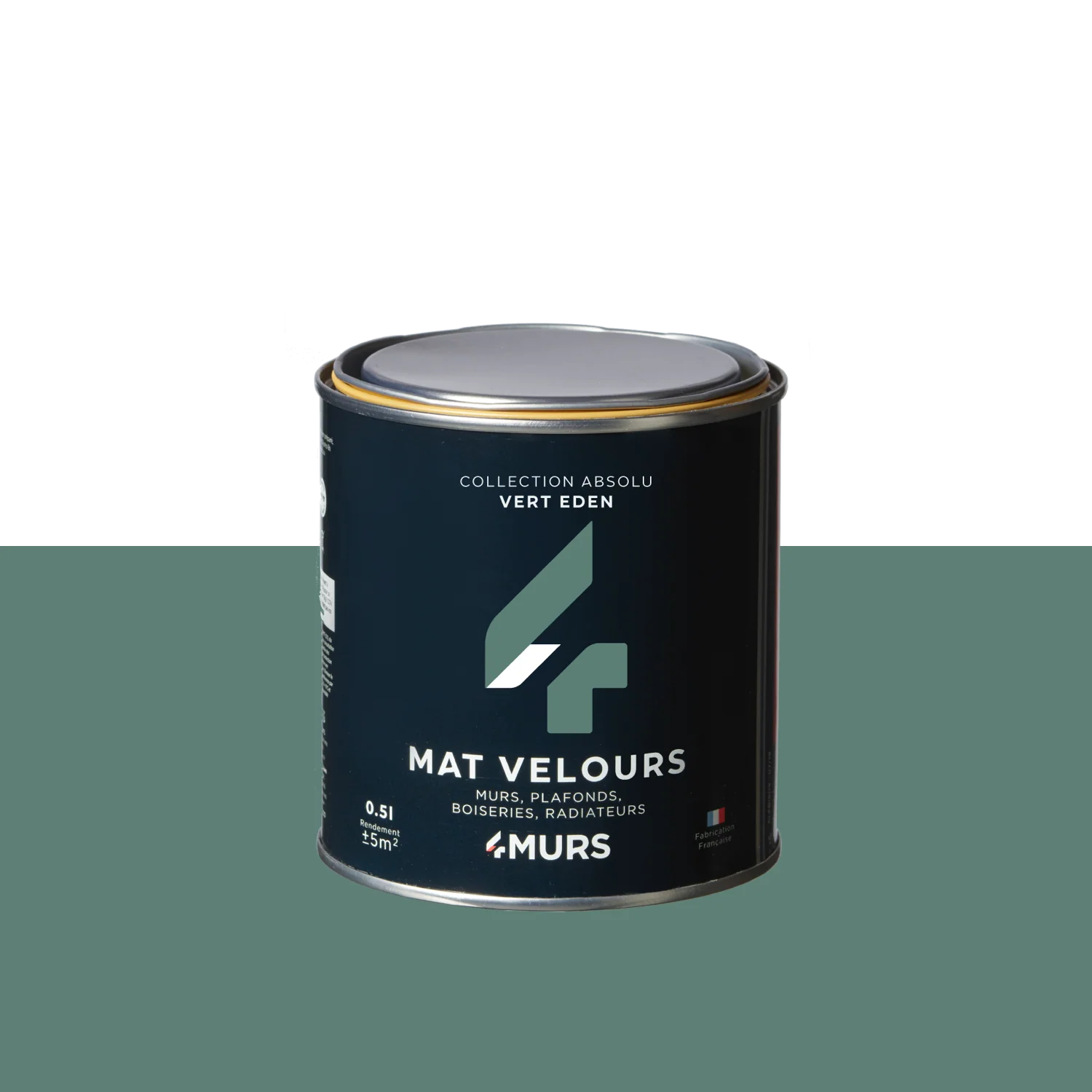 Absolu Peinture Finition Peinture vert eden Mat 0,5 L