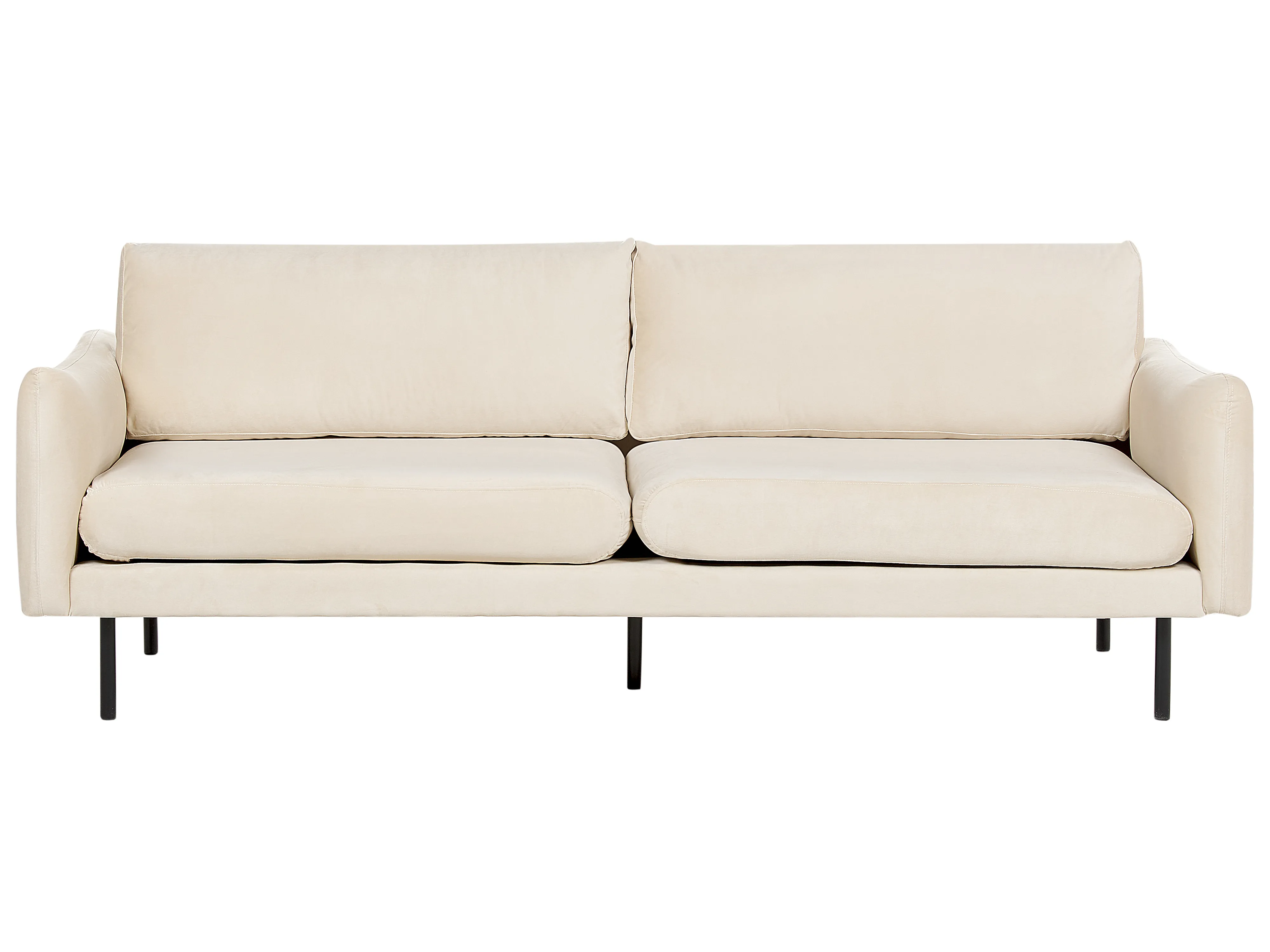 Ottoman VINTERBRO Velvet Light Beige