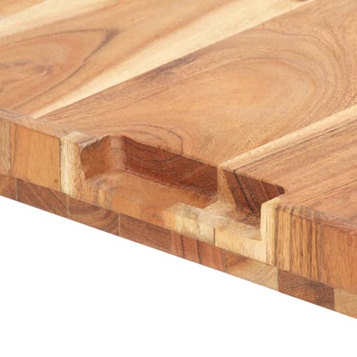 NNEVL Chopping Board 40x30x4 cm Solid Acacia Wood