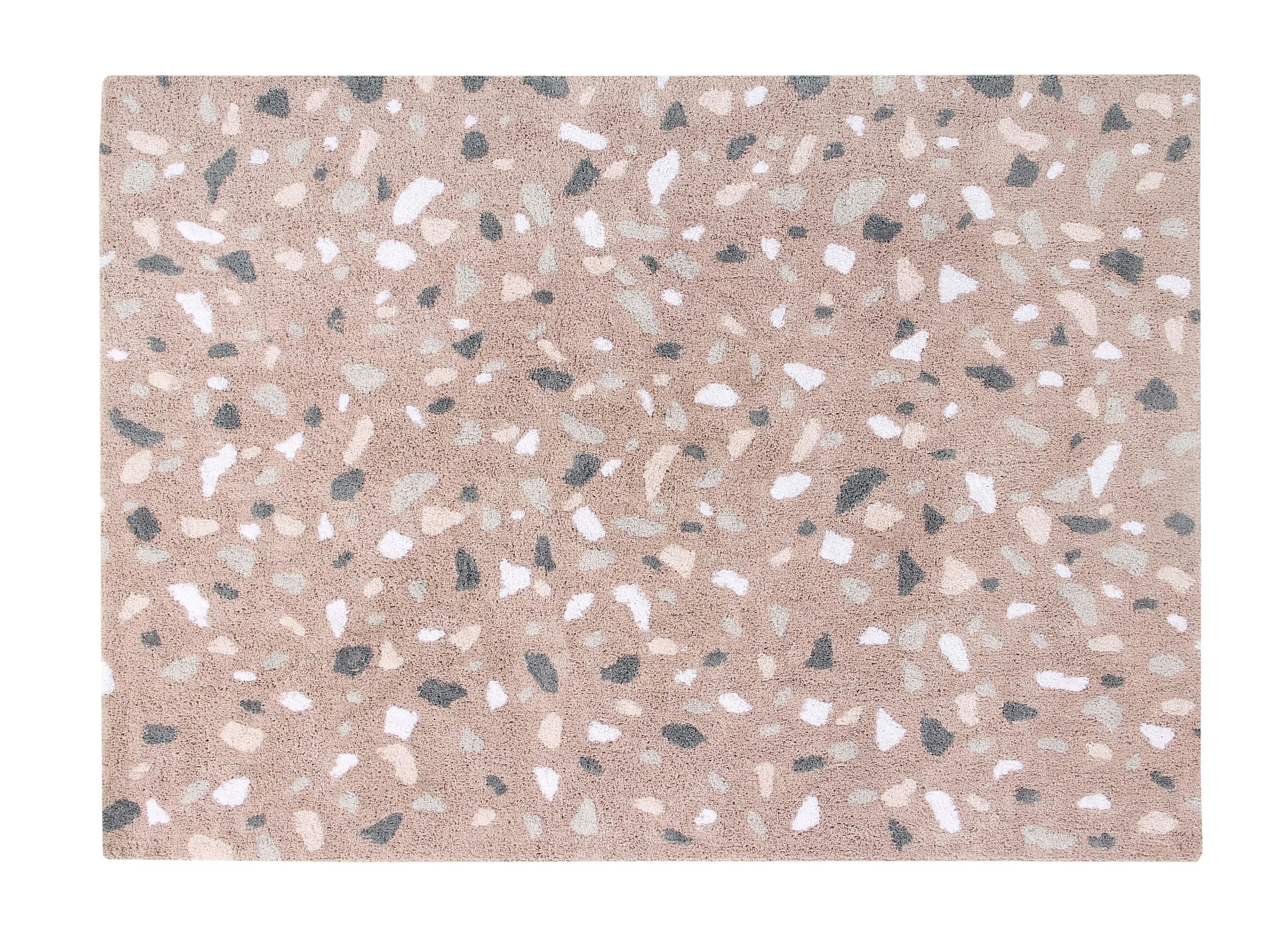 TERRA - Tapis coton rose 140x200