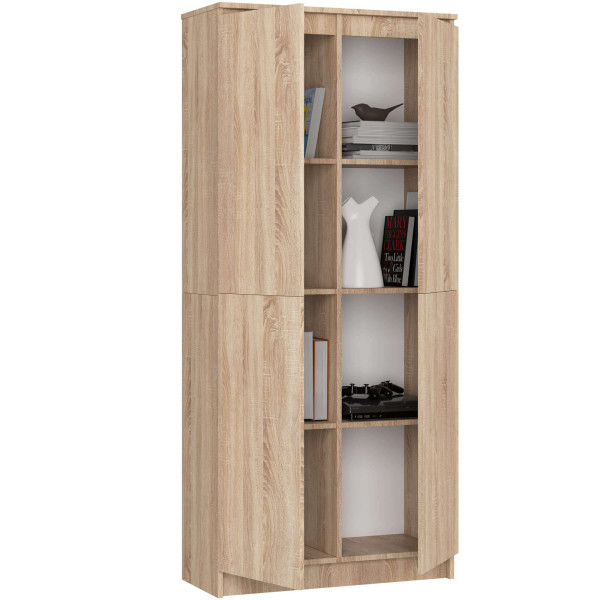Regał R80 Dąb Sonoma 80x35x180 cm