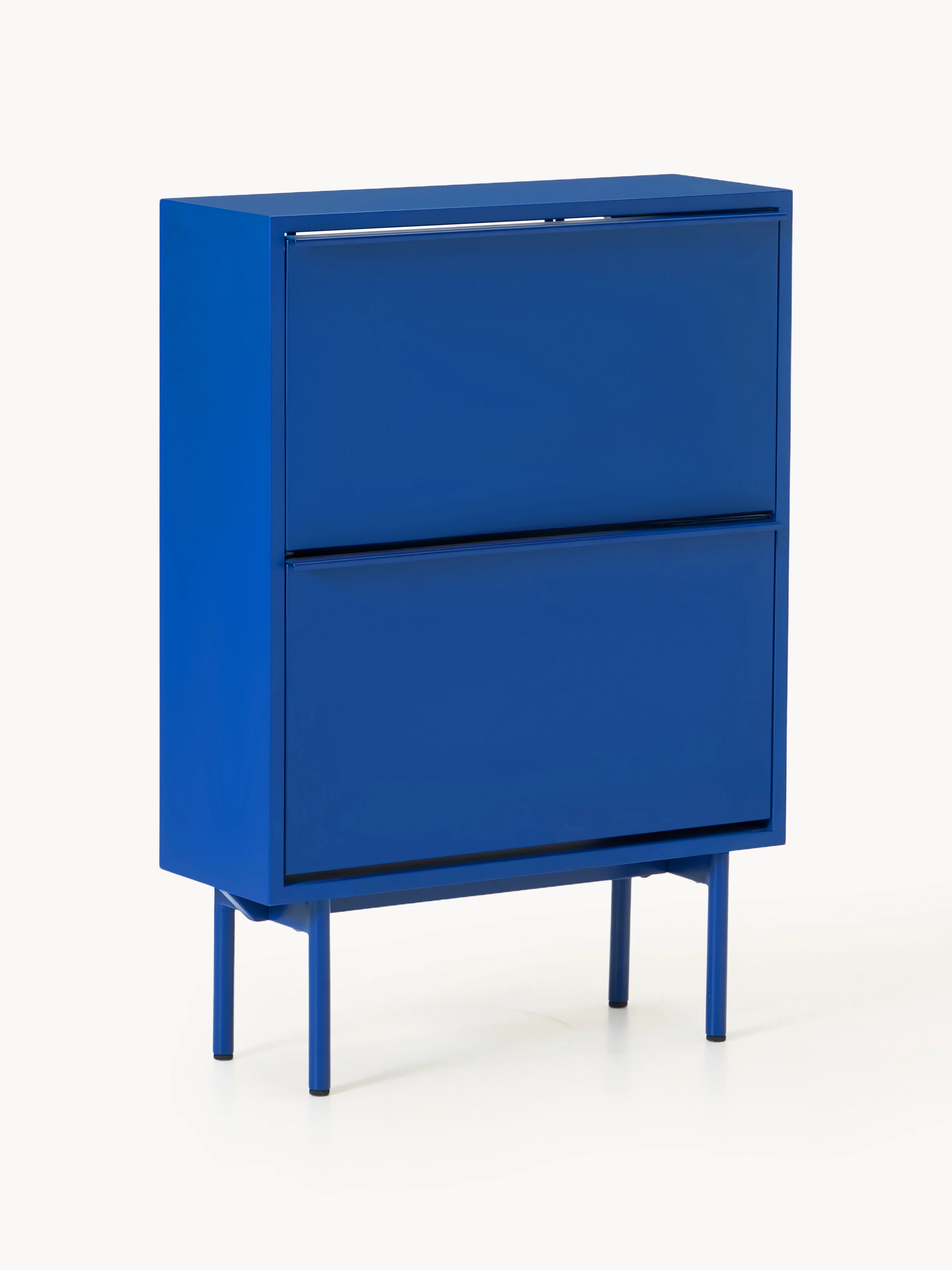 Holz-Schuhschrank Elona mit Klappfächern