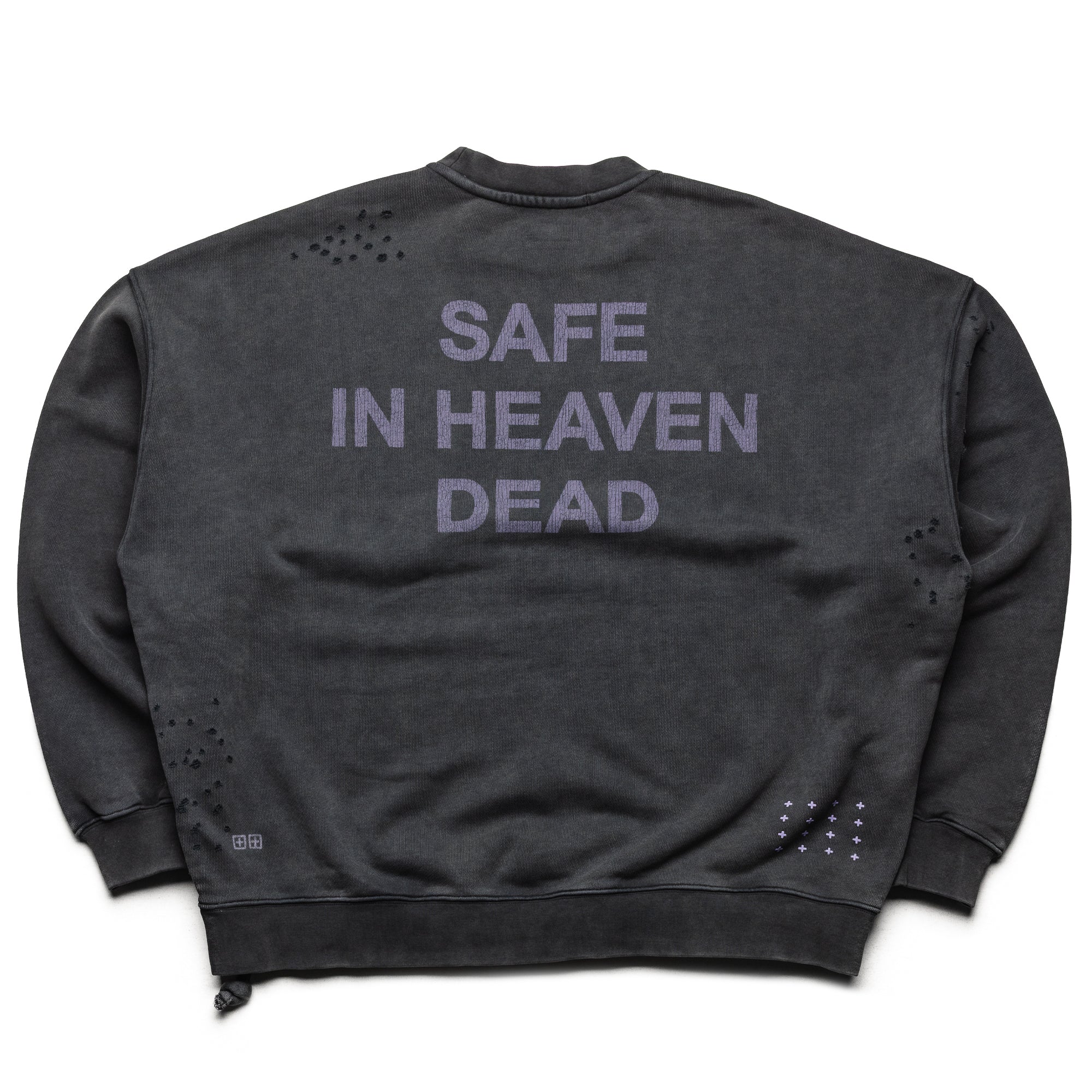 Ksubi Spirit Ekcess Crewneck - Washed Black