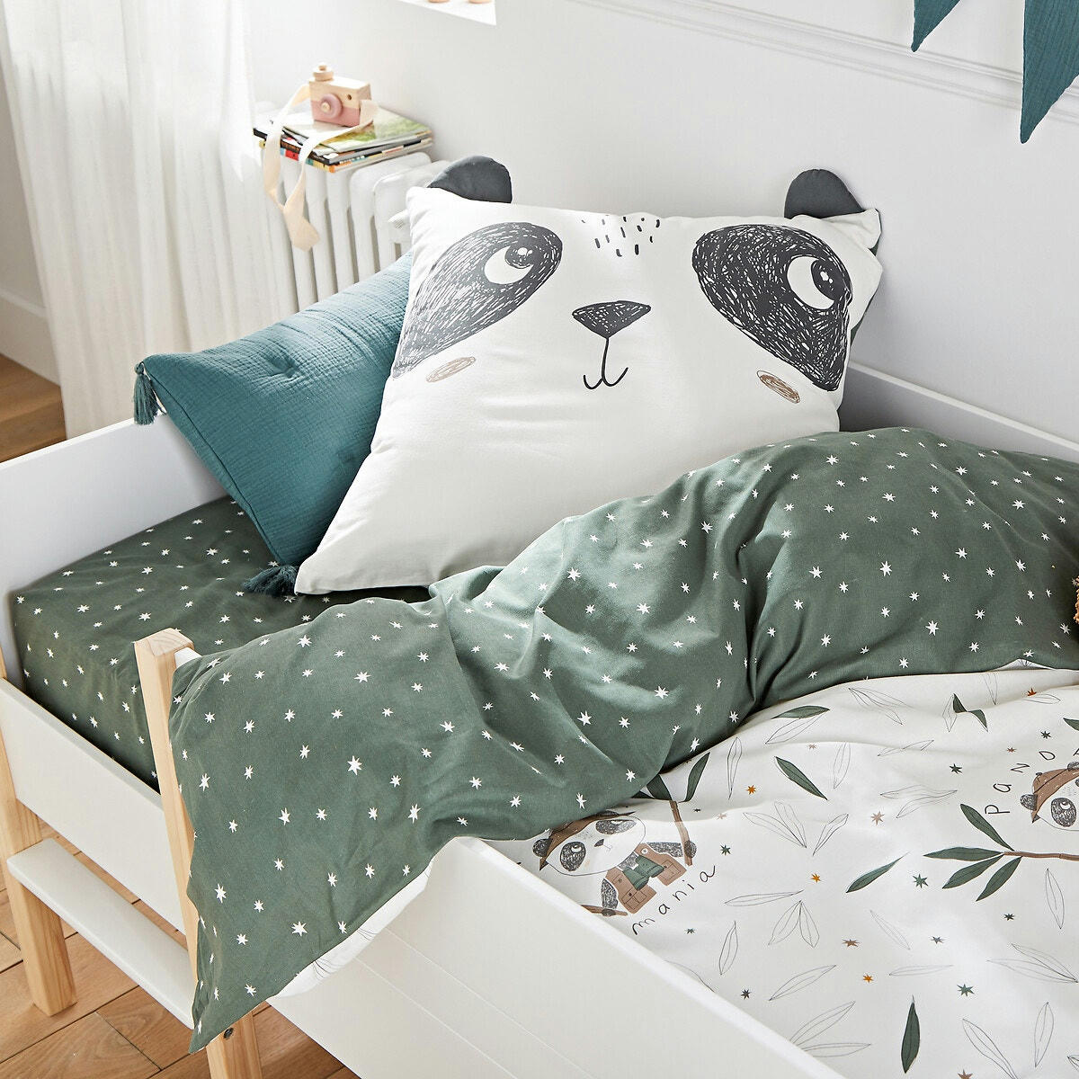 Drap-housse coton, Panda Mania