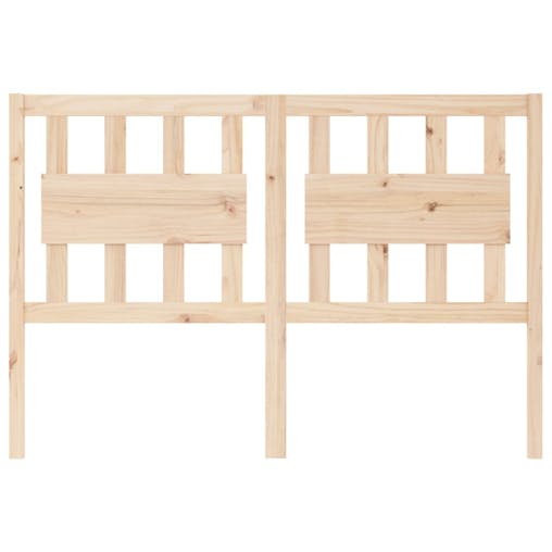 NNEVL Bed Headboard 140.5x4x100 cm Solid Wood Pine