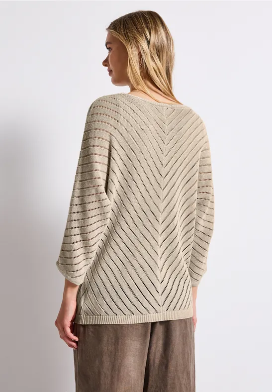 Strukturpullover