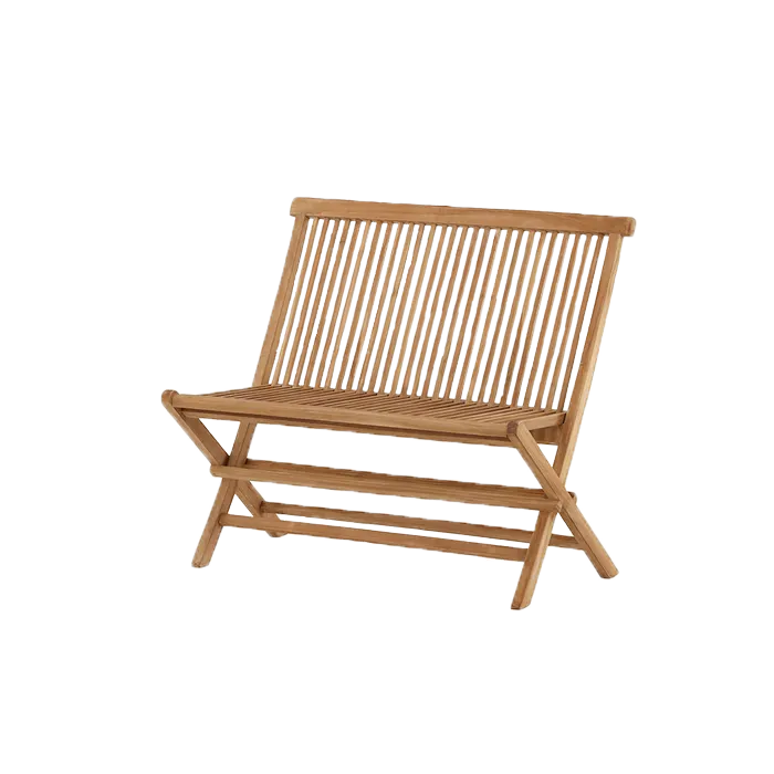 Nest outdoor Joan houten tuinbank naturel - 100 cm