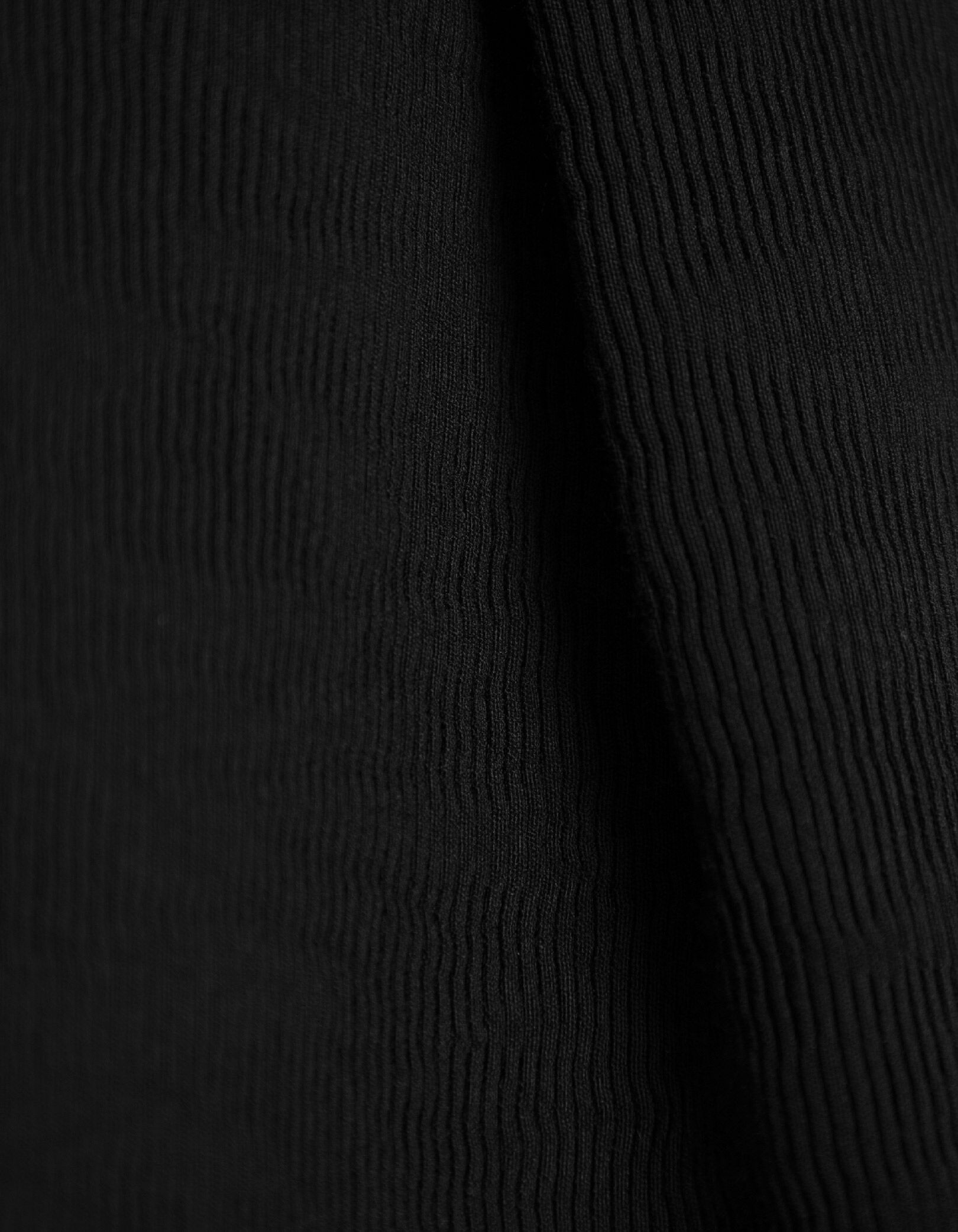 Bermuda noir tissu plissé Homme