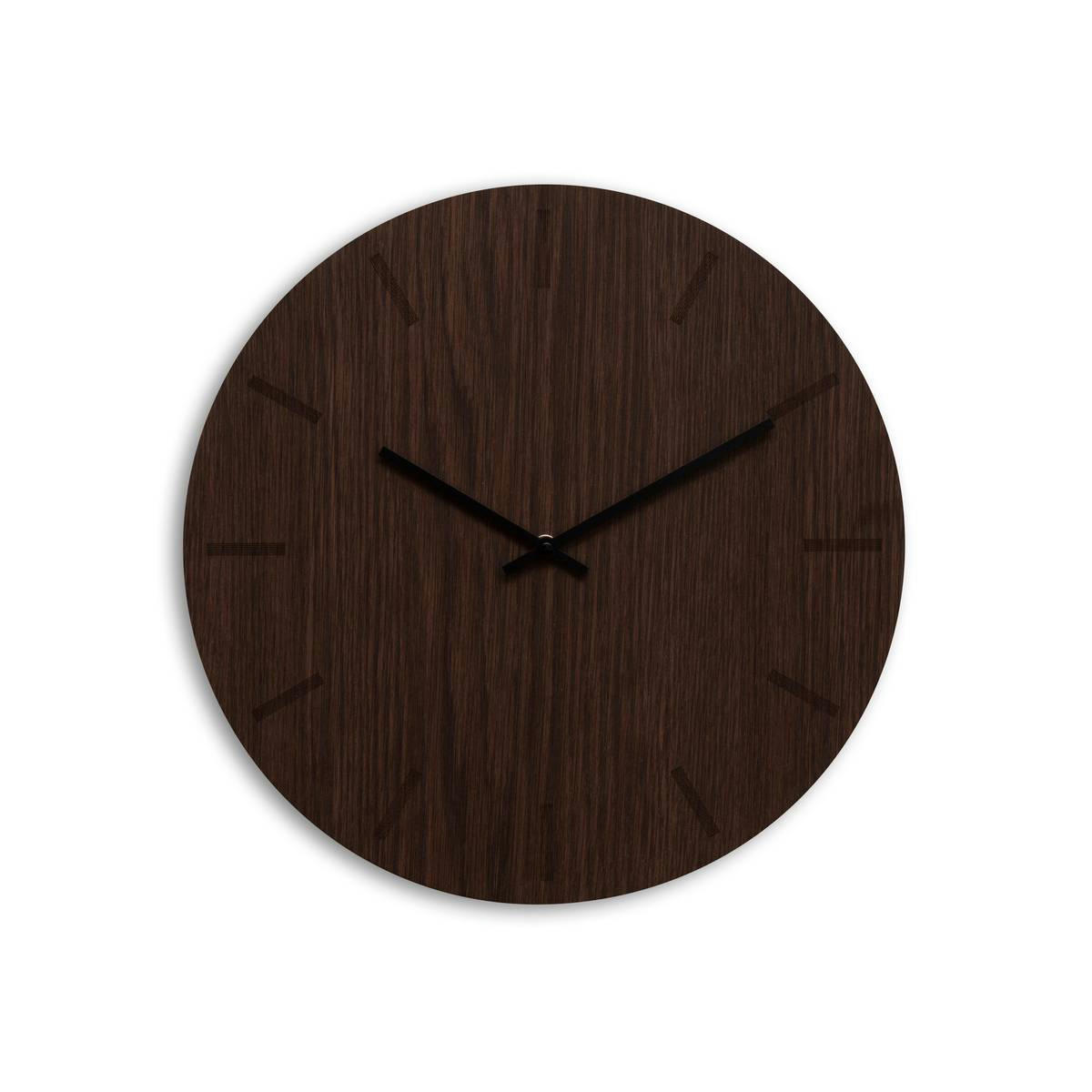 - Horloge murale en bois marron D38cm