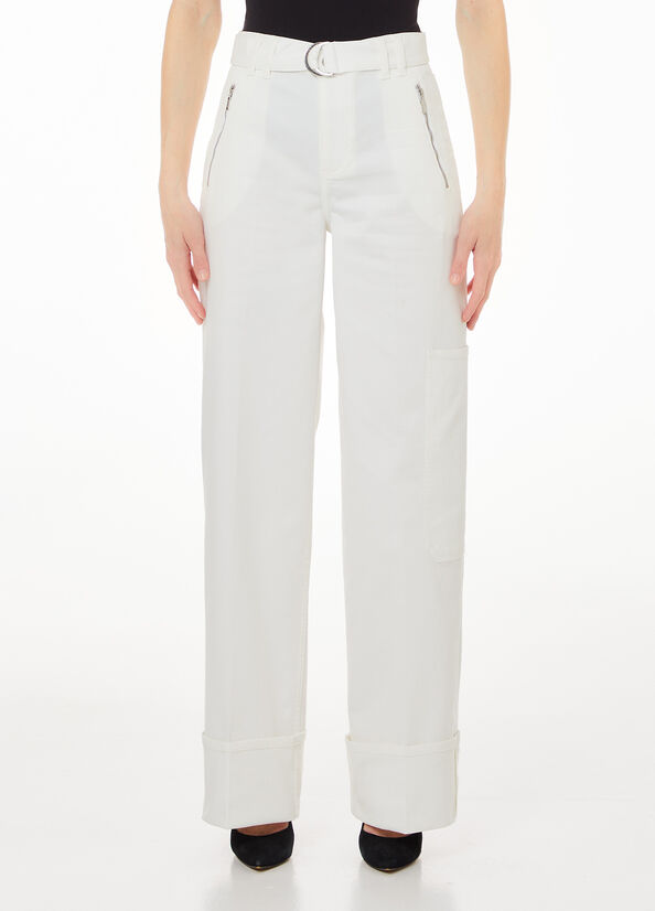 Pantaloni cargo con cintura