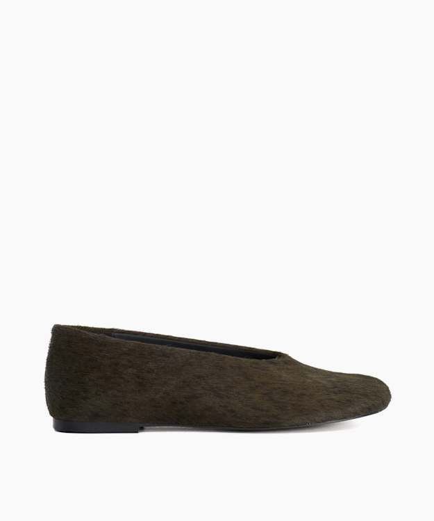 Highway Green - Round-Toe Ballet Flats