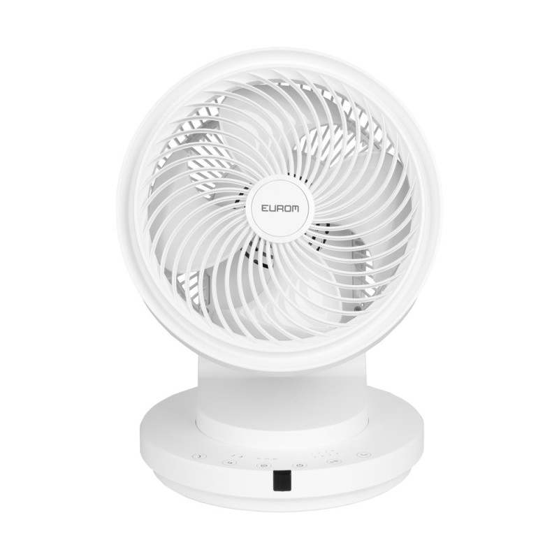Ventilateur de table Vento 3D Silent Comfort blanc Ø 26,5 cm EUROM