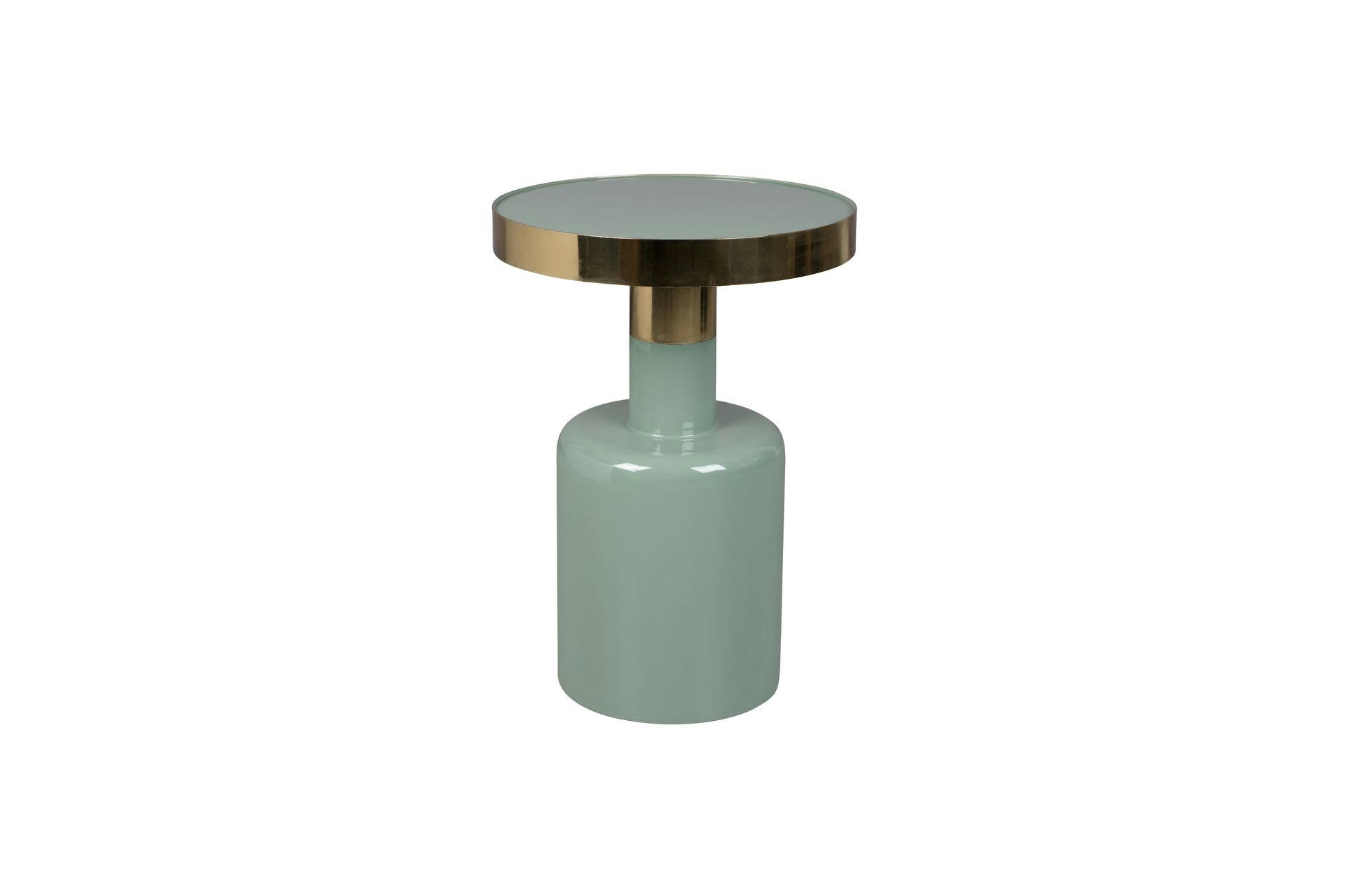 GLAM - Table d'appoint en acier verte