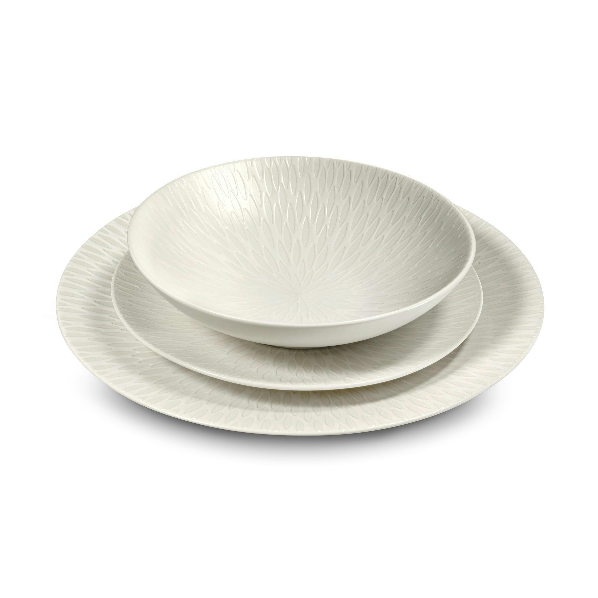 MUSE - Service vaisselle en Grès Ivoire