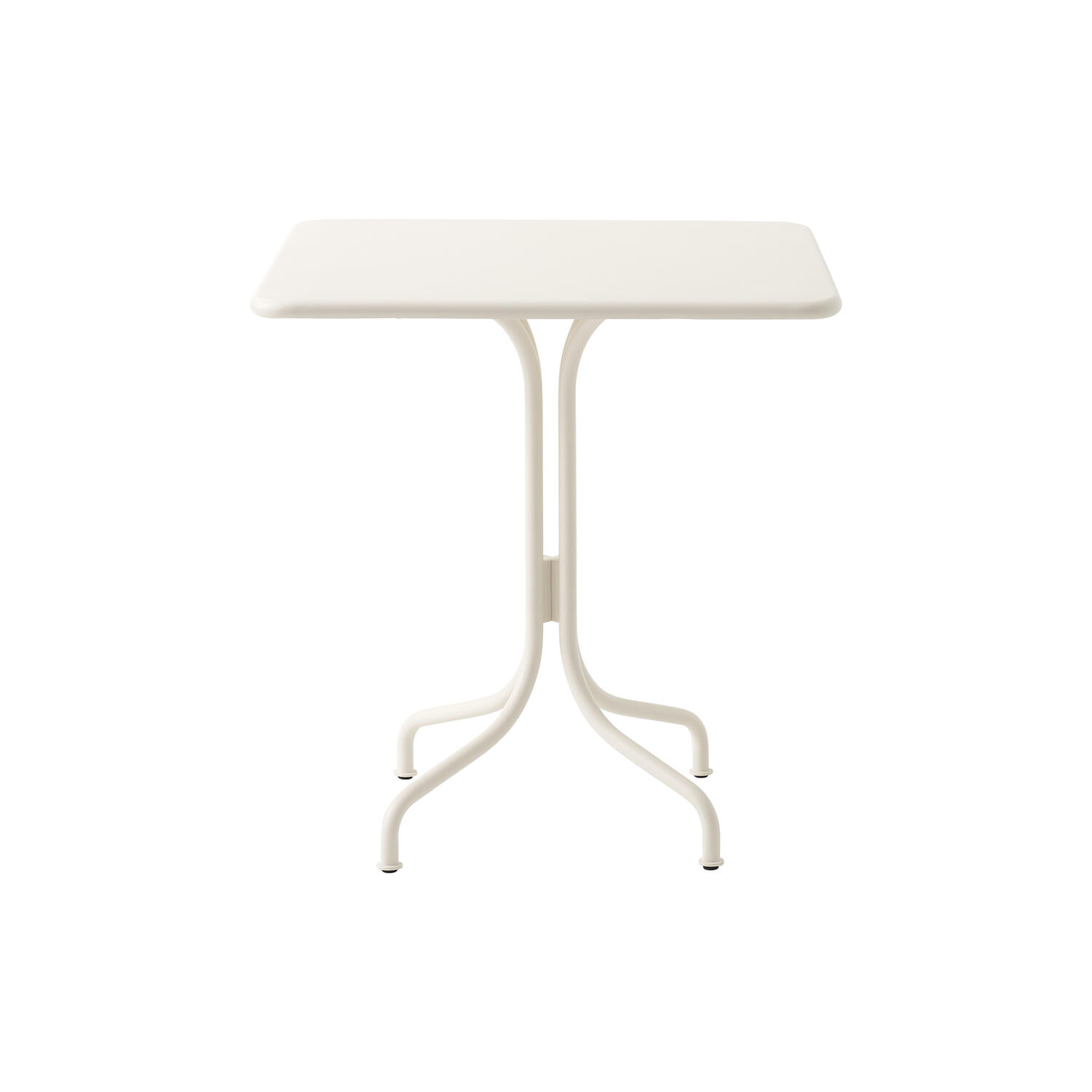 Thorvald SC97 Outdoor Caf&eacute; Table Square, ivory