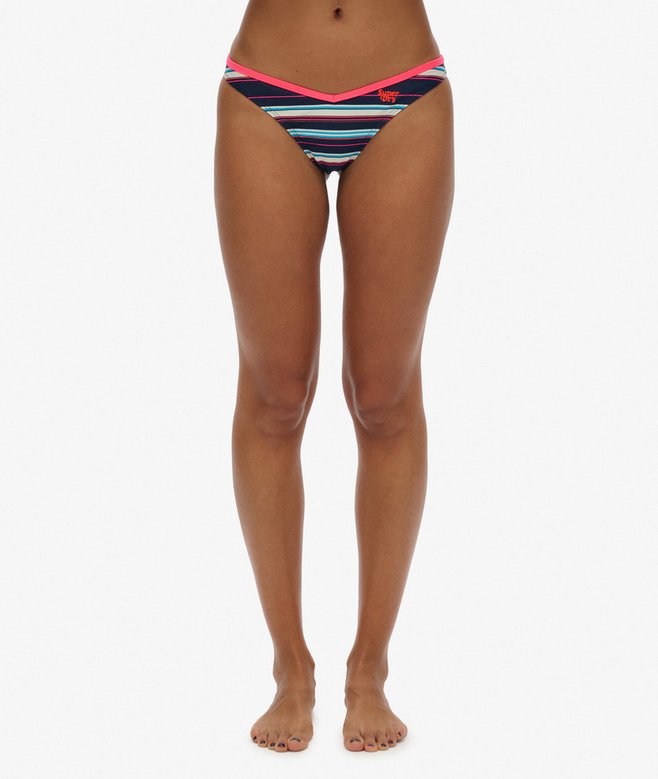 Striped Recycled Bikini Briefs