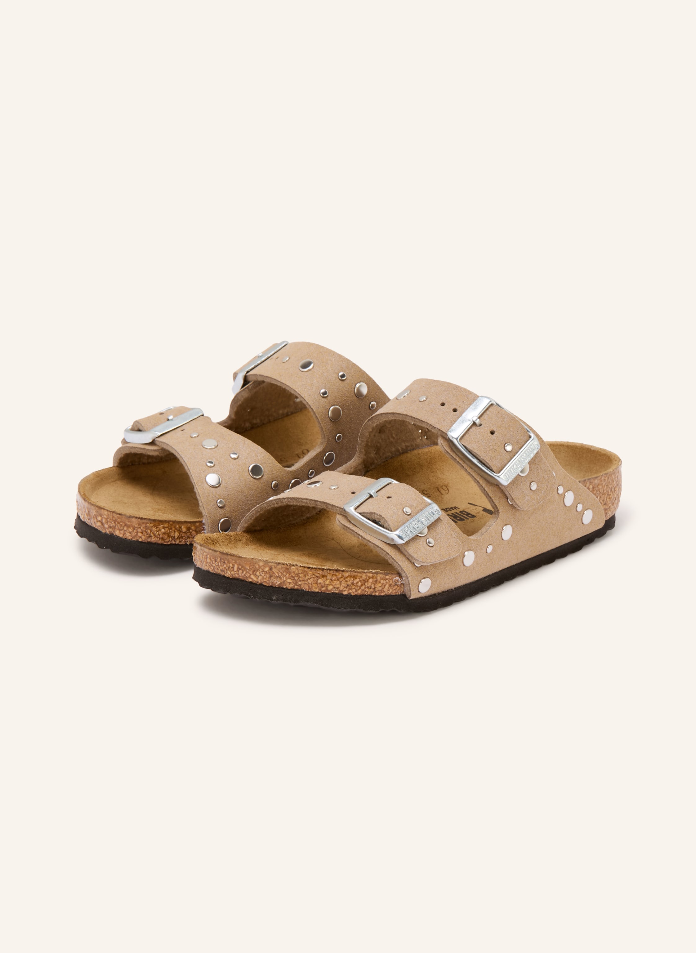 BIRKENSTOCK Pantoletten ARIZONA RIVET BORDER mit Nieten