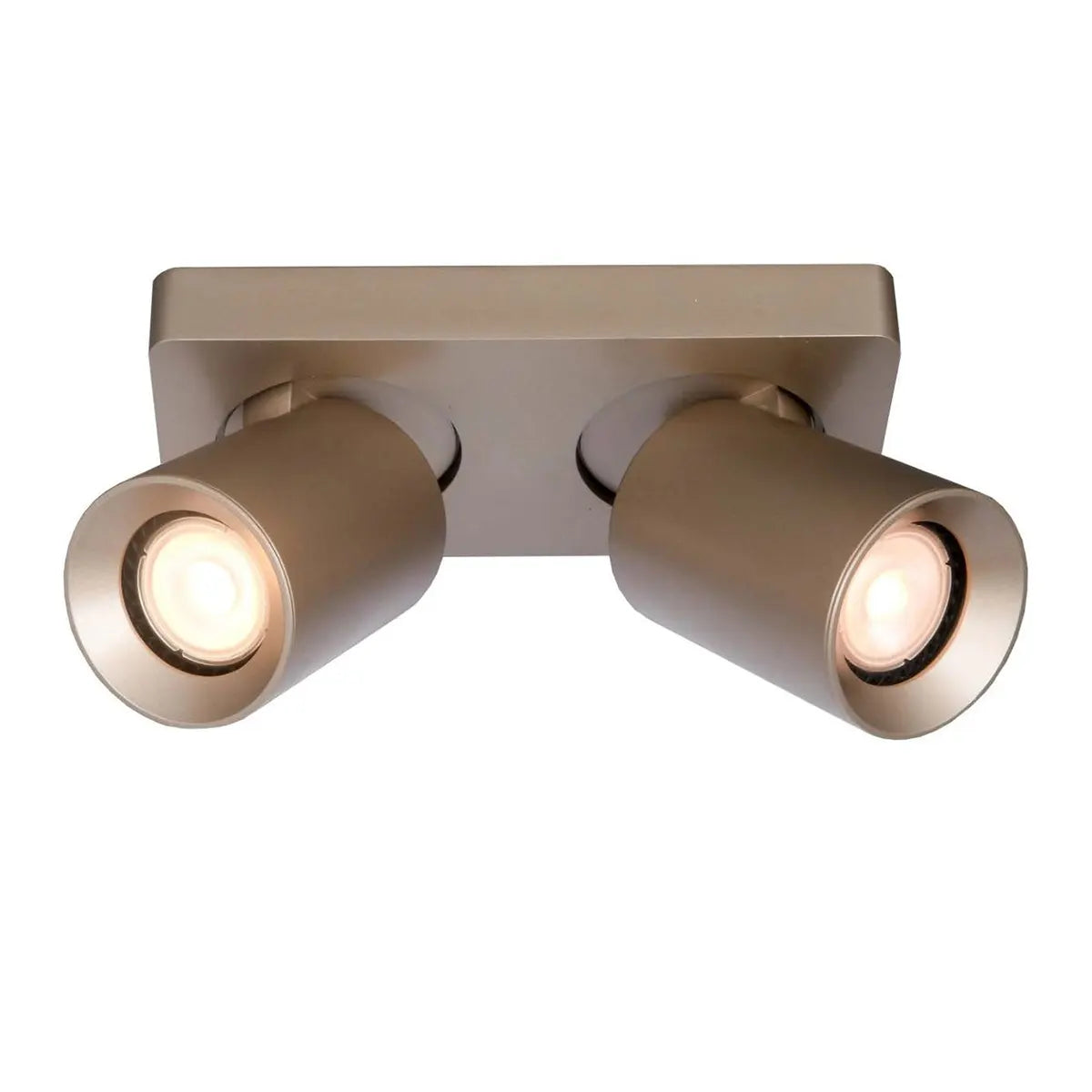 Artdelight spot Megano - 2 lichts - 20 x 11.5  cm - champagne