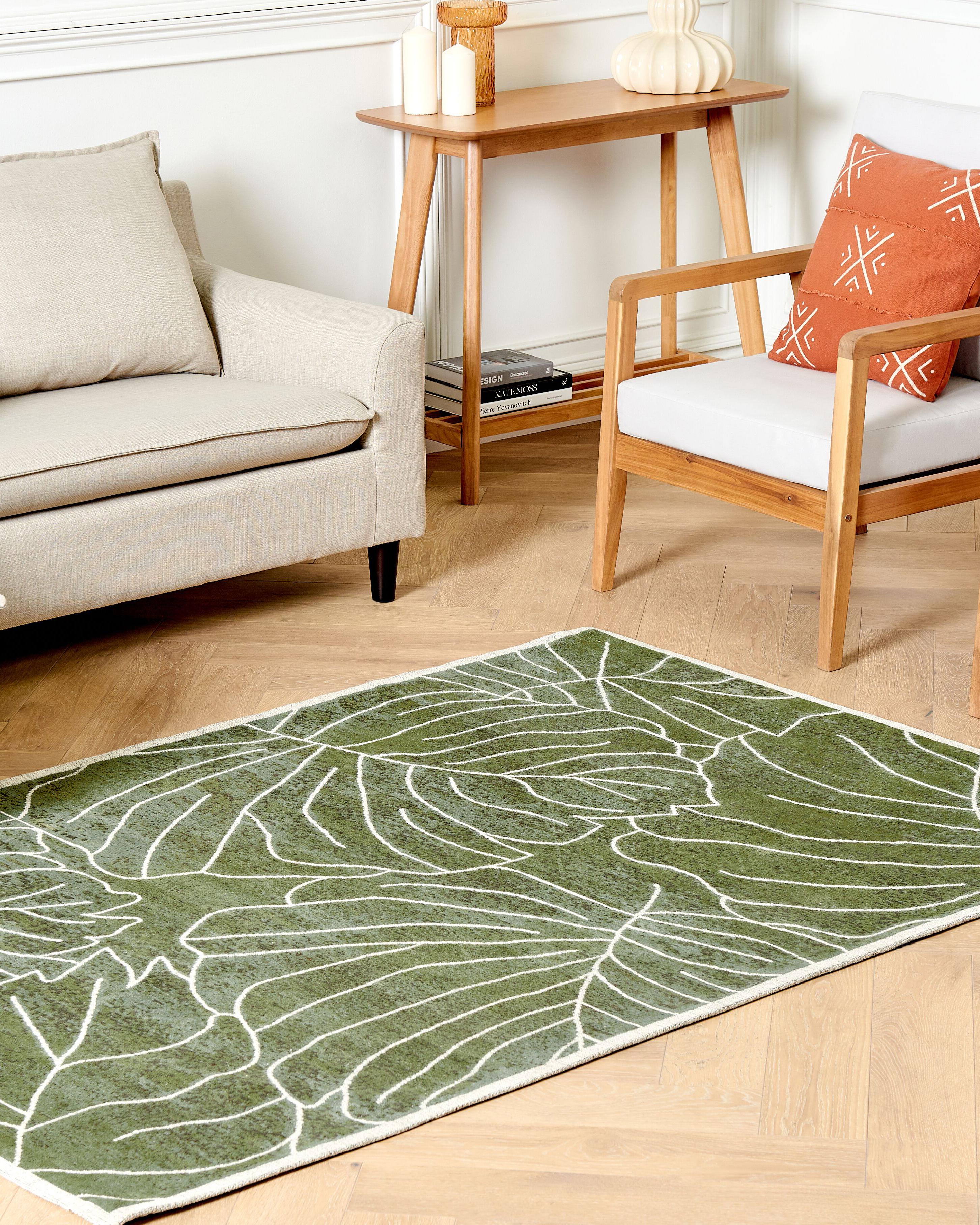 Rug SARMIN Green 200 x 300 cm Cotton