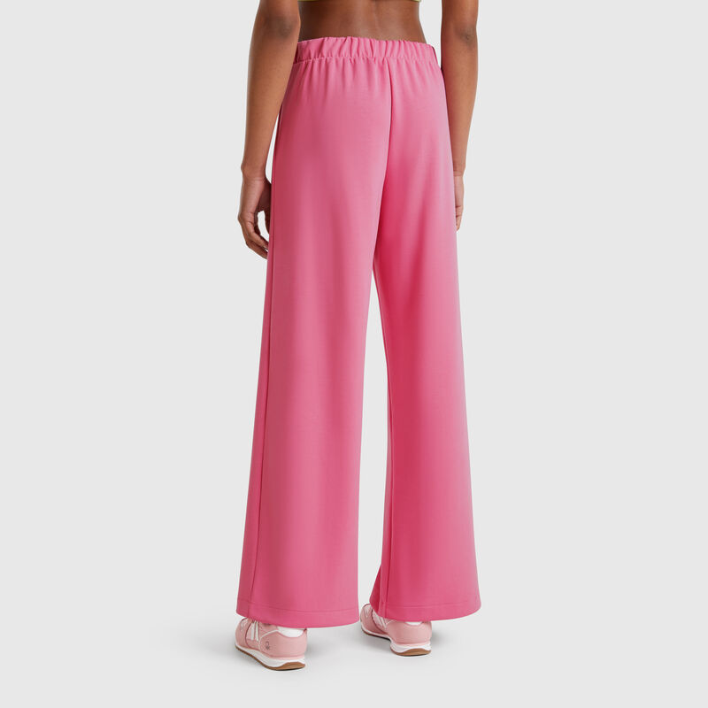 Wide trousers in MODAL