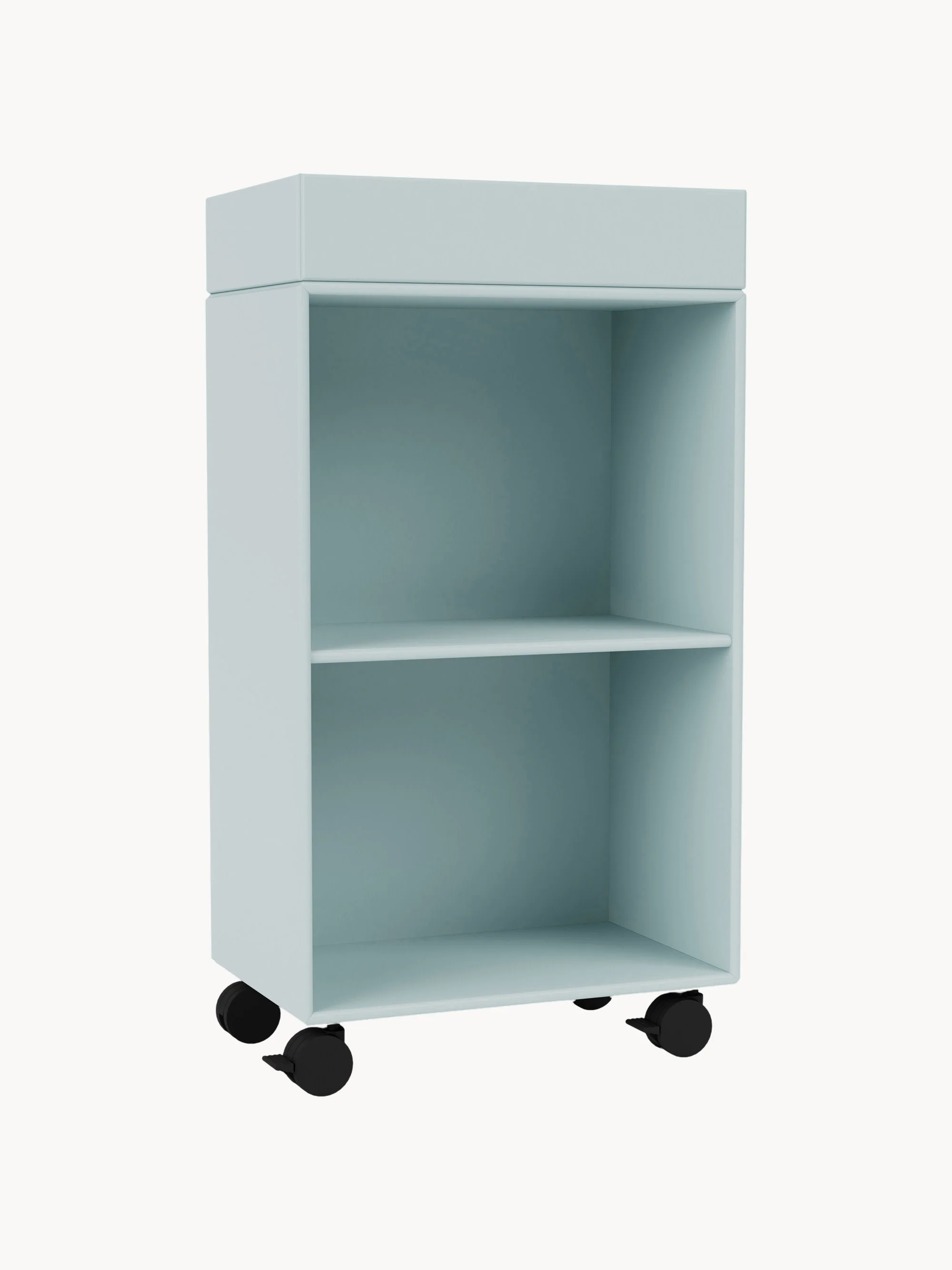 Handgefertigter Badezimmerschrank Preppy mit Rollen