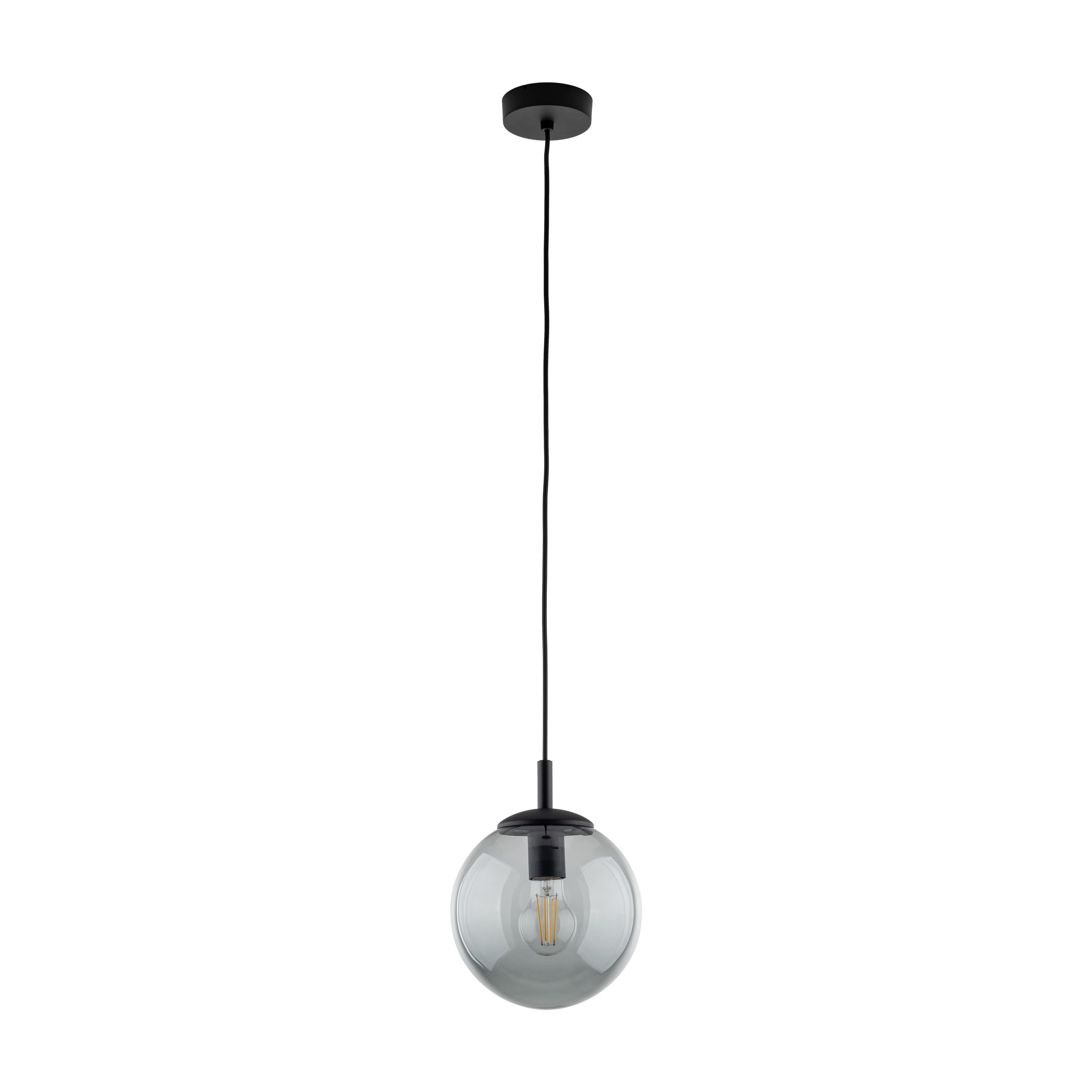 Tk Lighting Lampa Wisząca Esme Grafitowa 1xE27 170cm