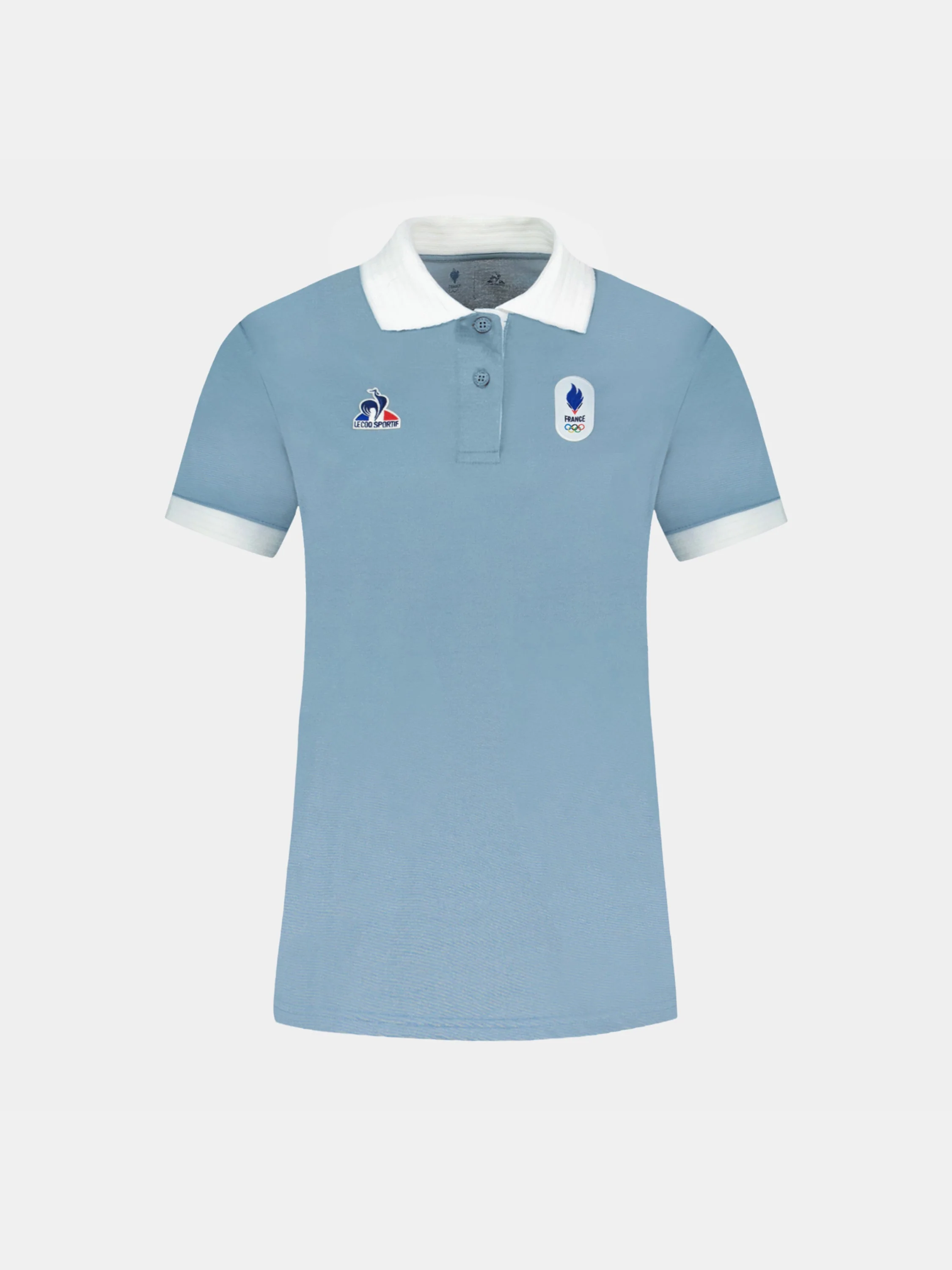 Polo Équipe de France Olympique 2026 en jersey technique