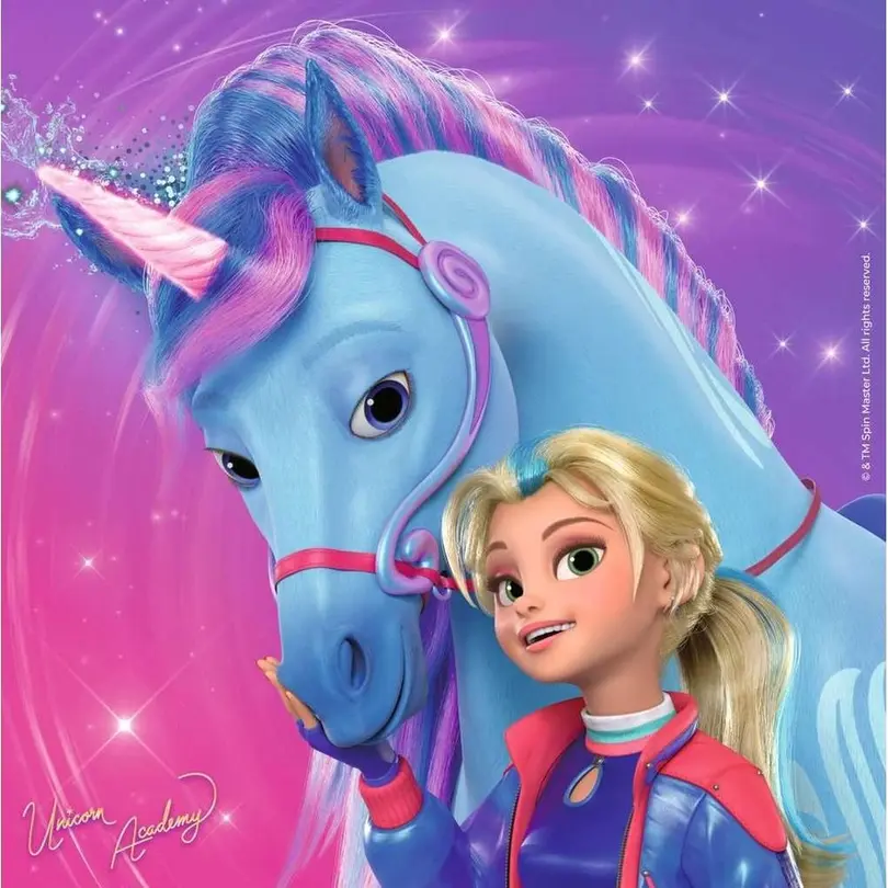 Puzzle 3er-Set Unicorn Academy