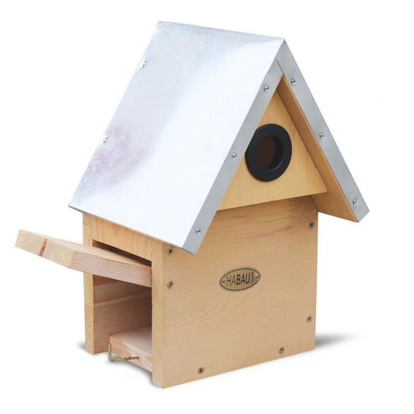 Nistkasten, BxHxL: 18 x 26,5 x 16 cm, natur