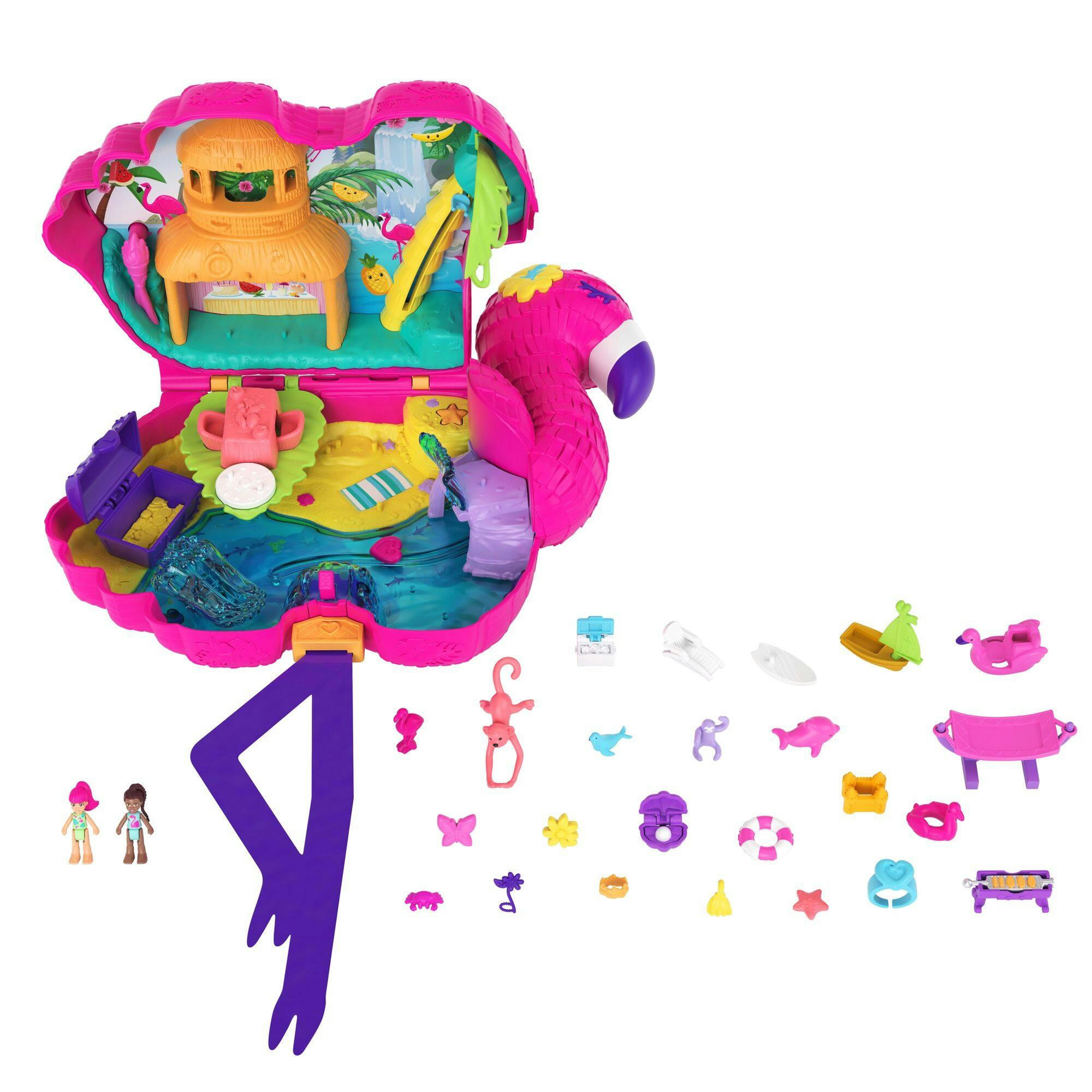 Polly Pocket Flamingo Party Set
