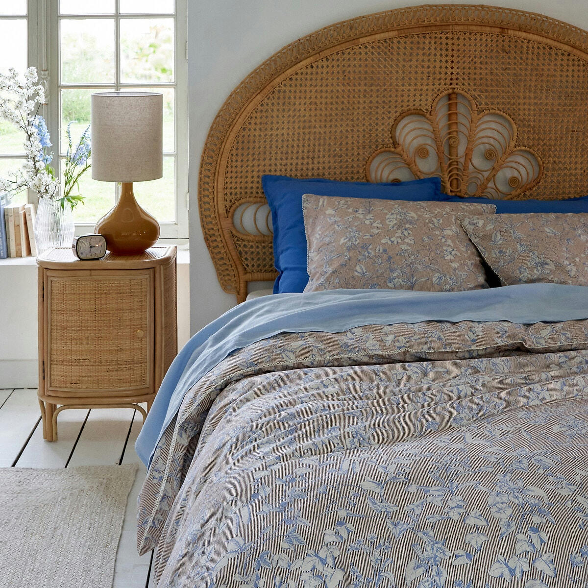 Housse de couette percale lavée, Melusine