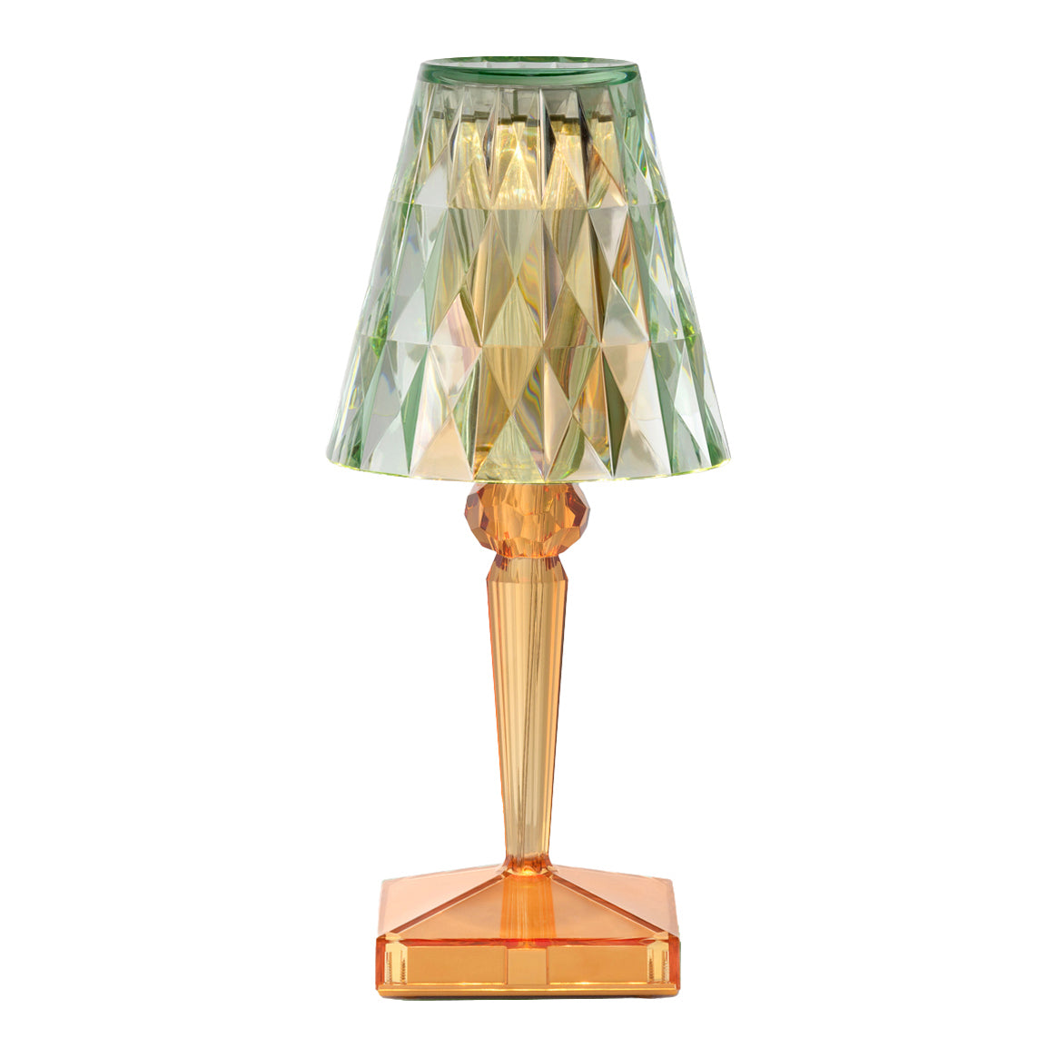 Kartell Battery Oplaadbare Tafellamp - Mint Green / Pastel Orange